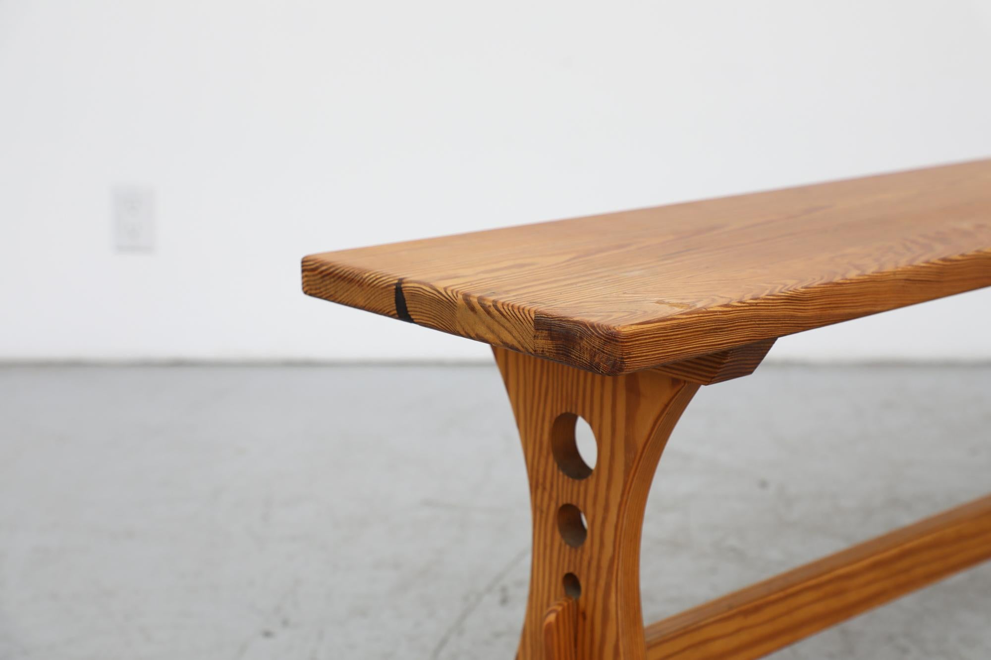 Mid-Century Tyrolean Style Pine Benches For Sale 5