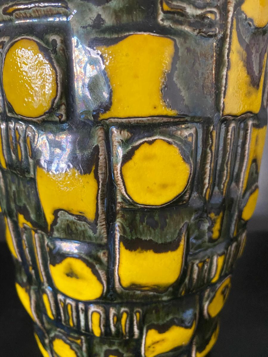 Mid-Century Modern Mid-Century Ubelacker Brutalist Vase For Sale