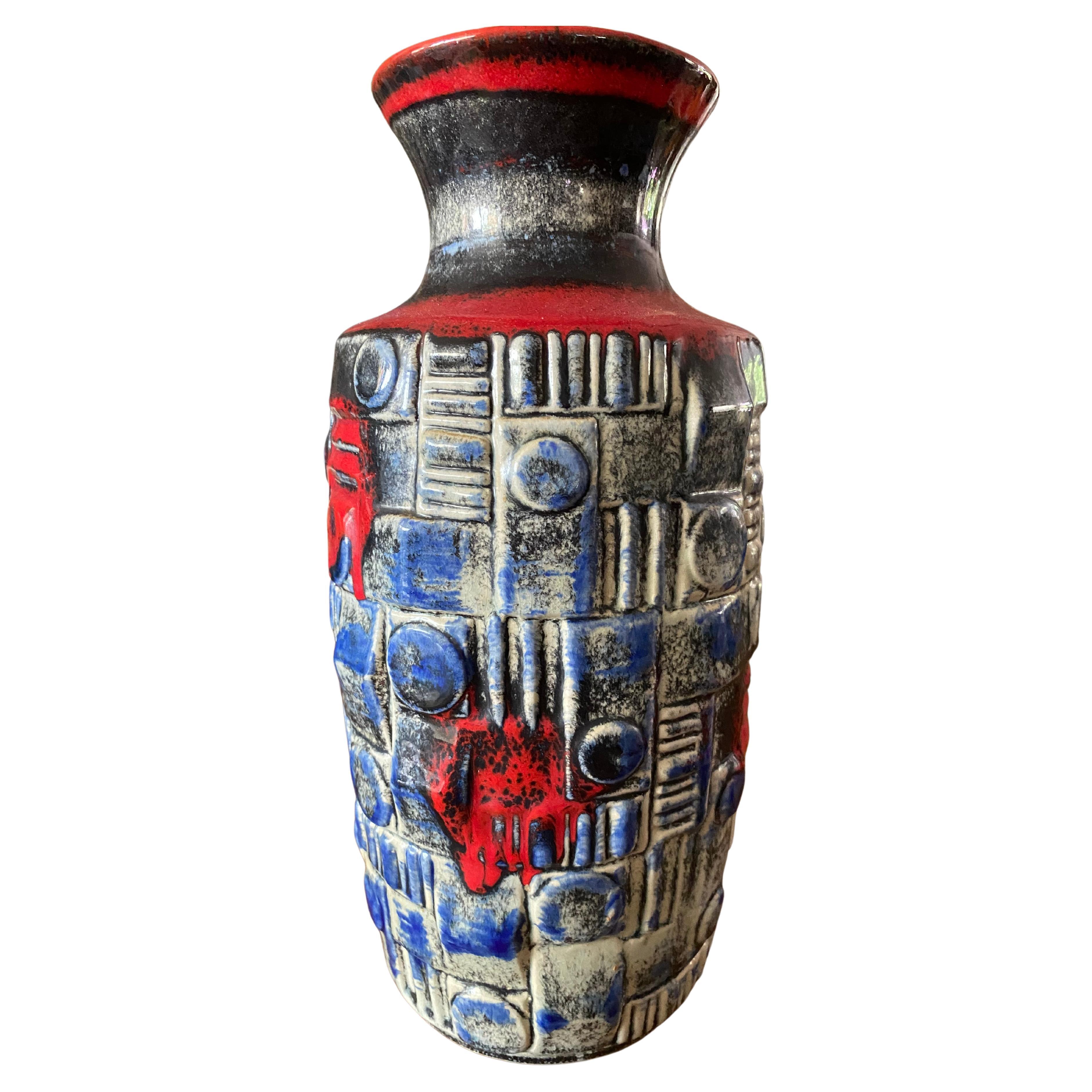 Vase Brutalist Ubelacker du milieu du siècle en vente