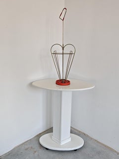 Mid Century Umbrella Stand in cast iron and steel, France 1950s