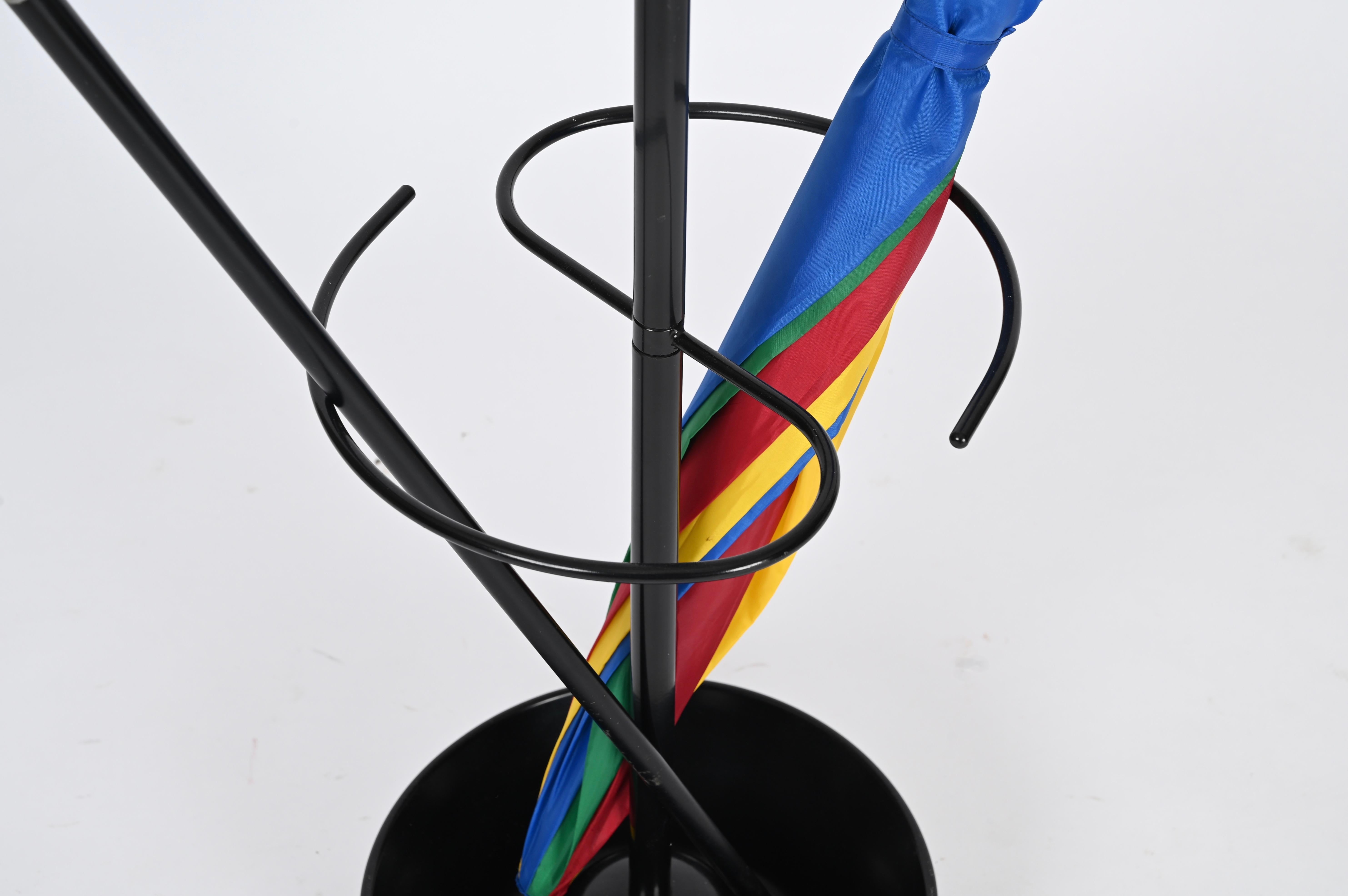 Mid-Century Umbrella Stand signed by Castiglioni for Zanotta, Italy 1957 In Good Condition For Sale In Roma, IT