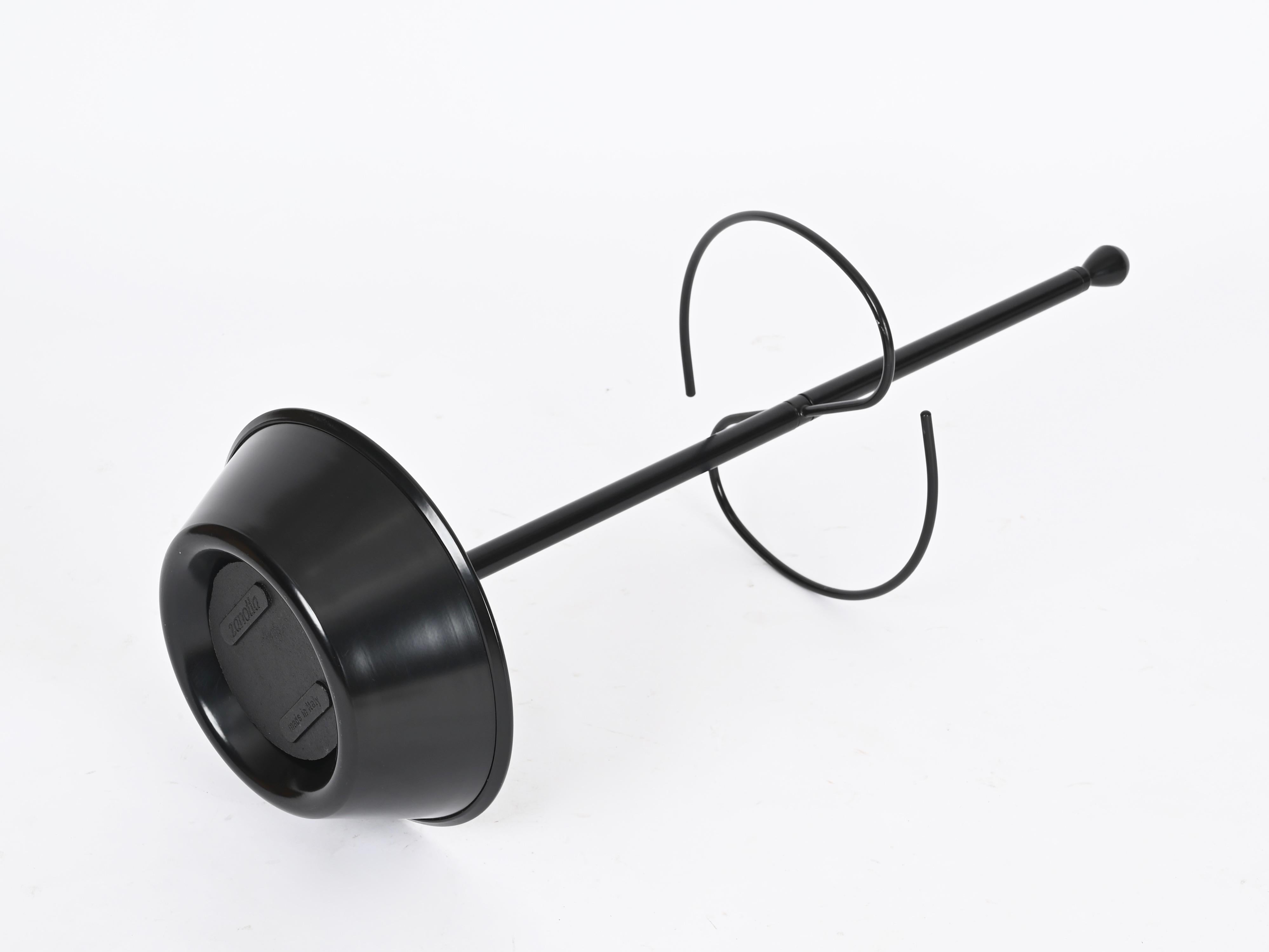 Metal Mid-Century Umbrella Stand signed by Castiglioni for Zanotta, Italy 1957 For Sale