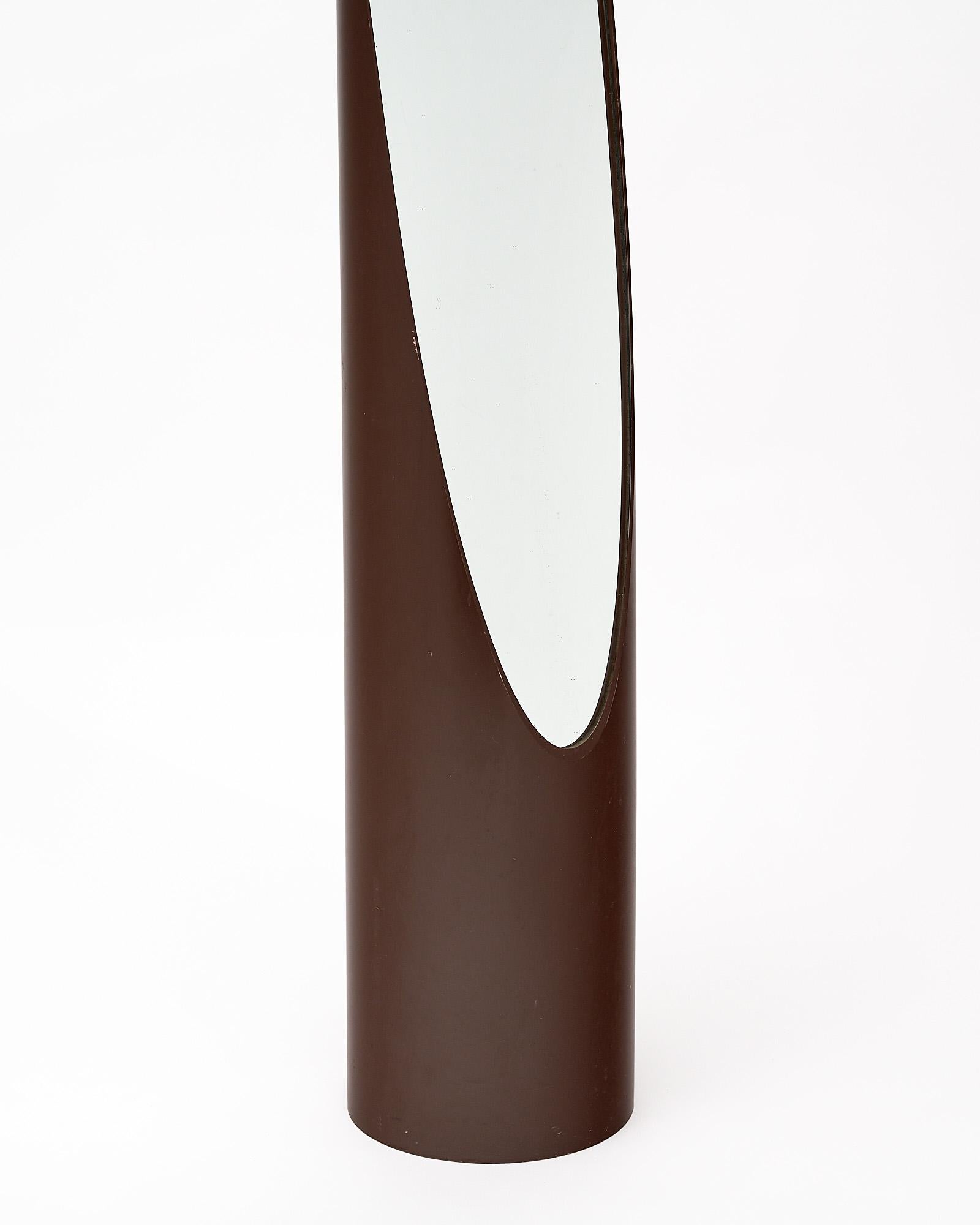 Italian Midcentury Unghia Lipstick Mirror by Rodolfo Bonetto For Sale