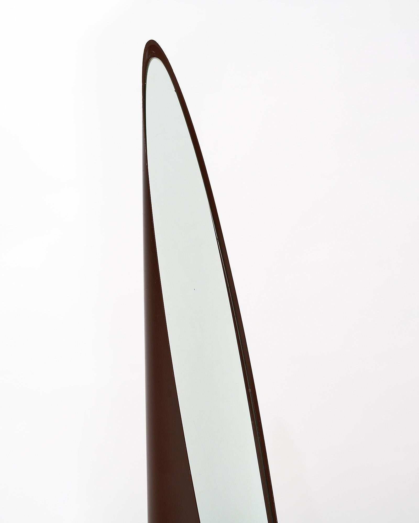 Midcentury Unghia Lipstick Mirror by Rodolfo Bonetto For Sale 1