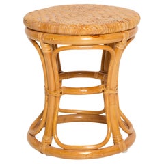 Vintage Midcentury Unique Flowerbed Pedestal, Stool, Side Table, Germany, 1970s