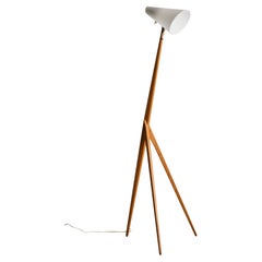 Mid-Century Uno & Östen Kristiansson Giraffe Lamp Teak Luxus Vittsjö Sweden 50s
