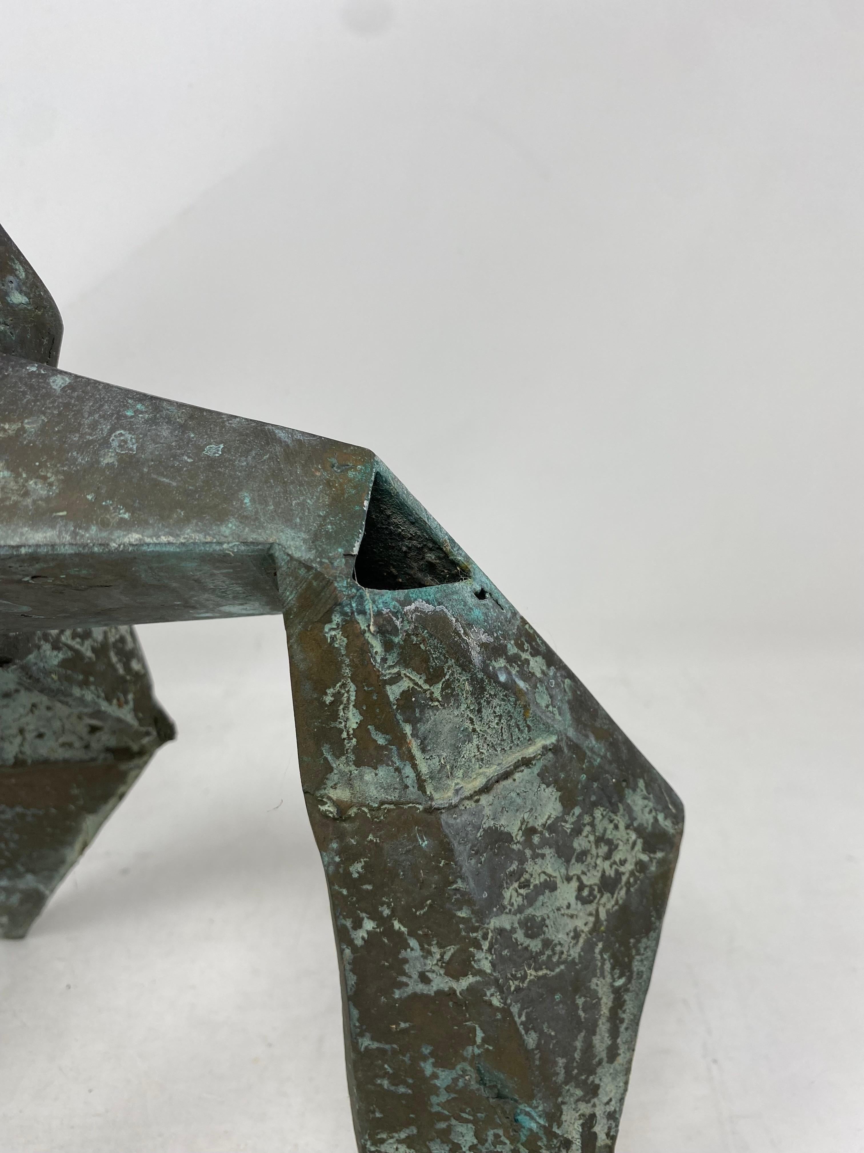Scultura in bronzo senza titolo di metà secolo nello stile di Marino Marini In condizioni buone in vendita a San Diego, CA