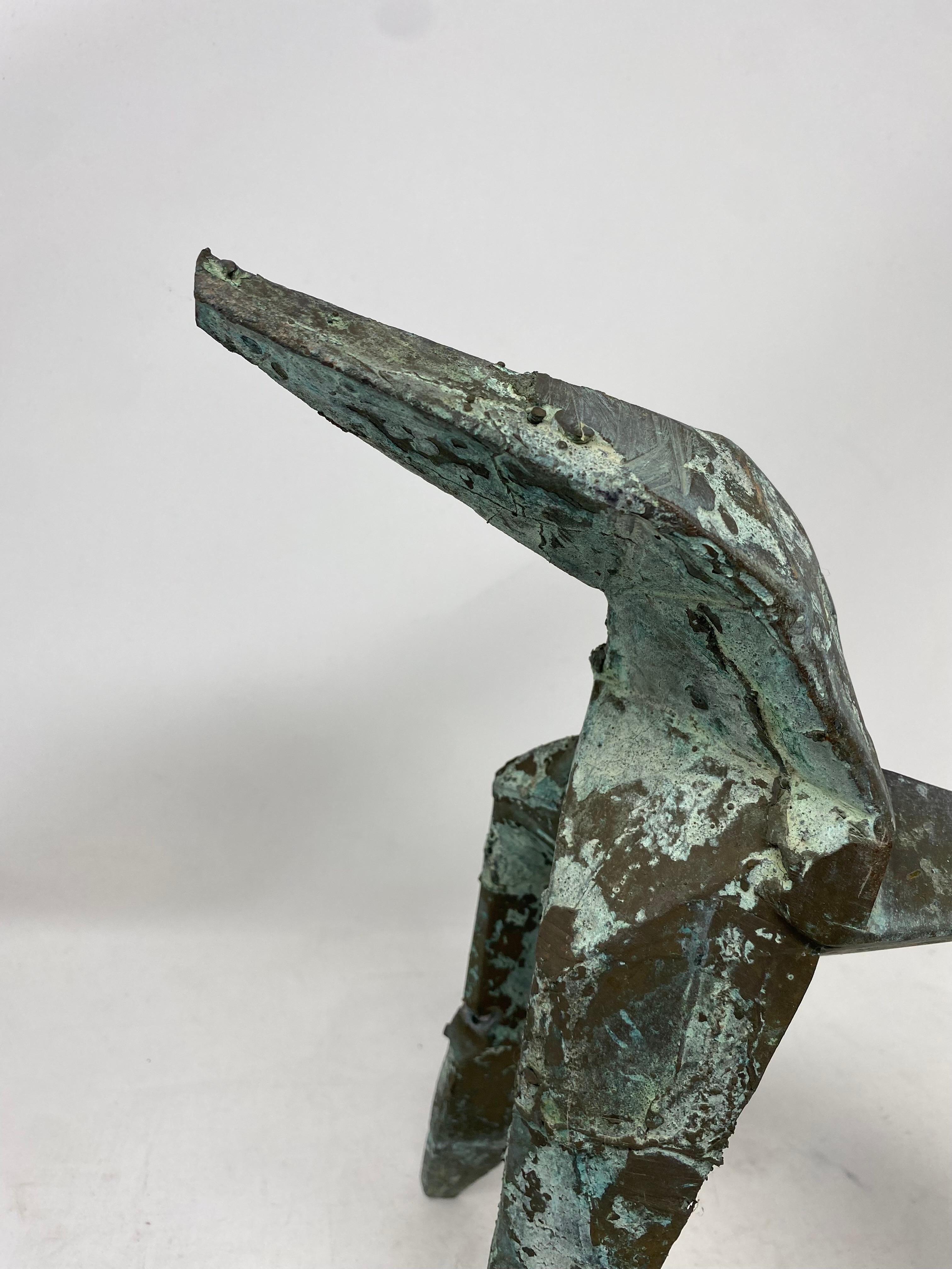 Bronzo Scultura in bronzo senza titolo di metà secolo nello stile di Marino Marini in vendita