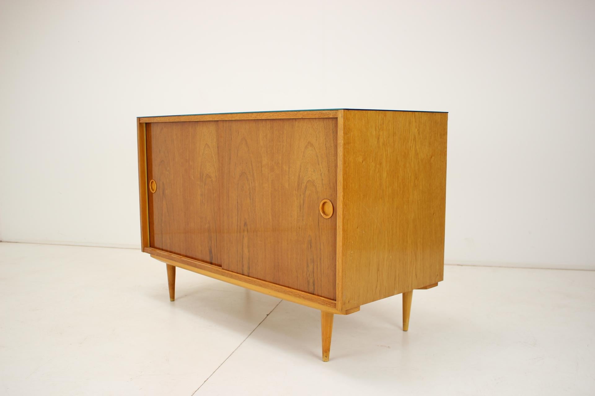 Mid-20th Century Mid-Century Upcycled Cabinet on High Gloss, 1960's For Sale