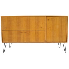 Midcentury Upcycled Sideboard or Cabinet with Bar, Denmark, 1960s
