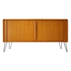 Midcentury Upcycled Tambour Sideboard, Poul Hundevad, Denmark, 1960s