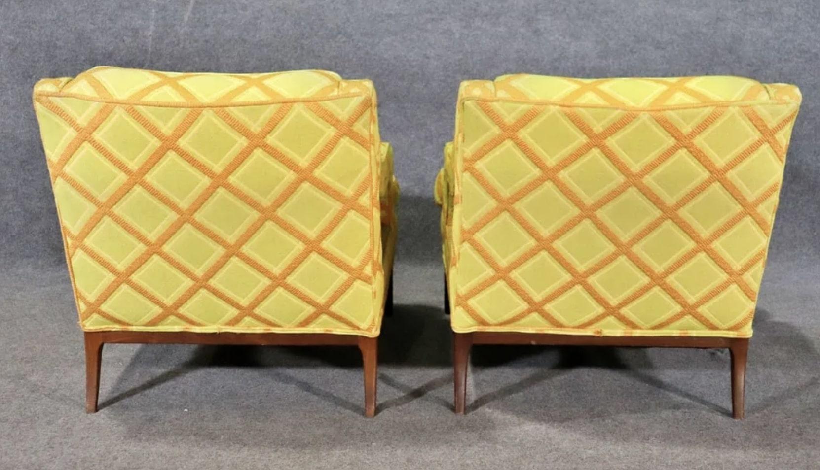 Sillones tapizados de mediados de siglo en Bueno estado para la venta en Brooklyn, NY