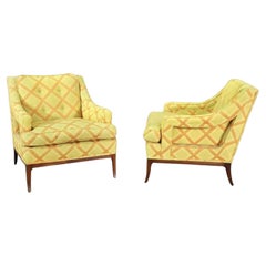 Mid-Century Upholstered Armchairs