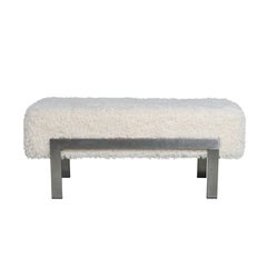 Midcentury Upholstered Bench
