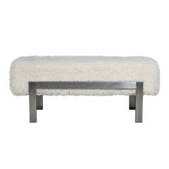 Midcentury Upholstered Bench