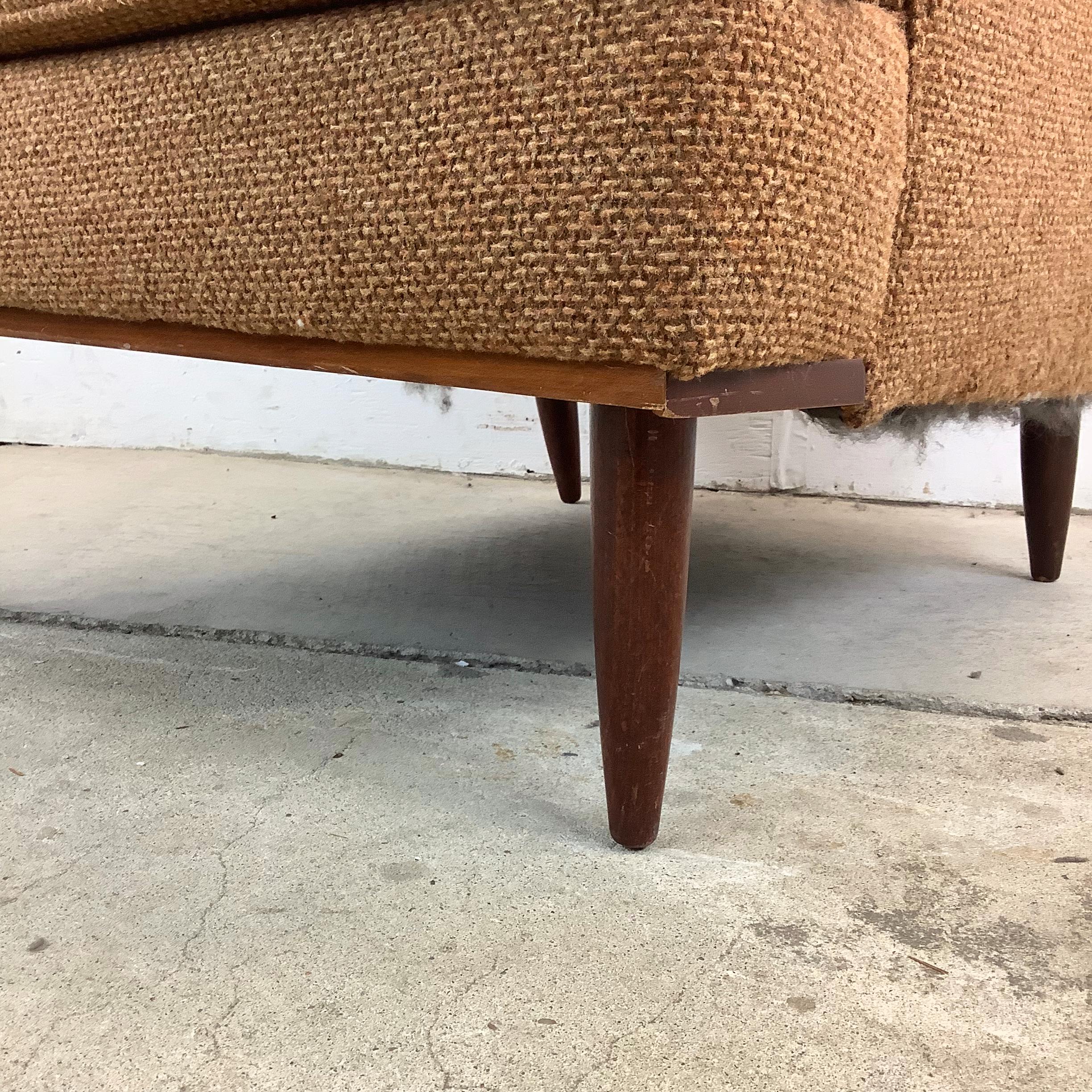 Mid-Century Upholstered Club Chair 4