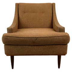 Retro Mid-Century Upholstered Club Chair
