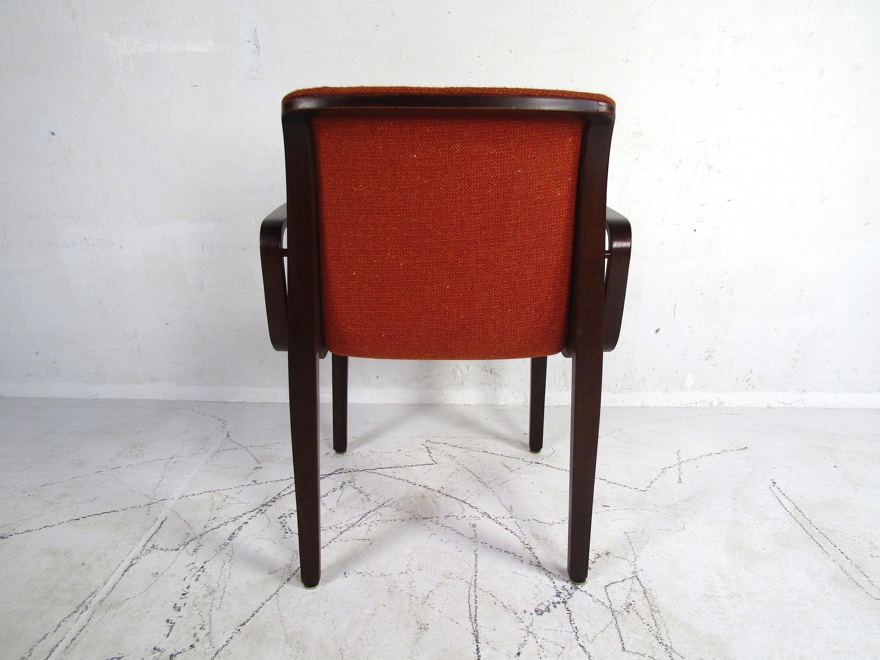 20ième siècle Chaises de salle à manger Mid-century after Knoll, Set of 4