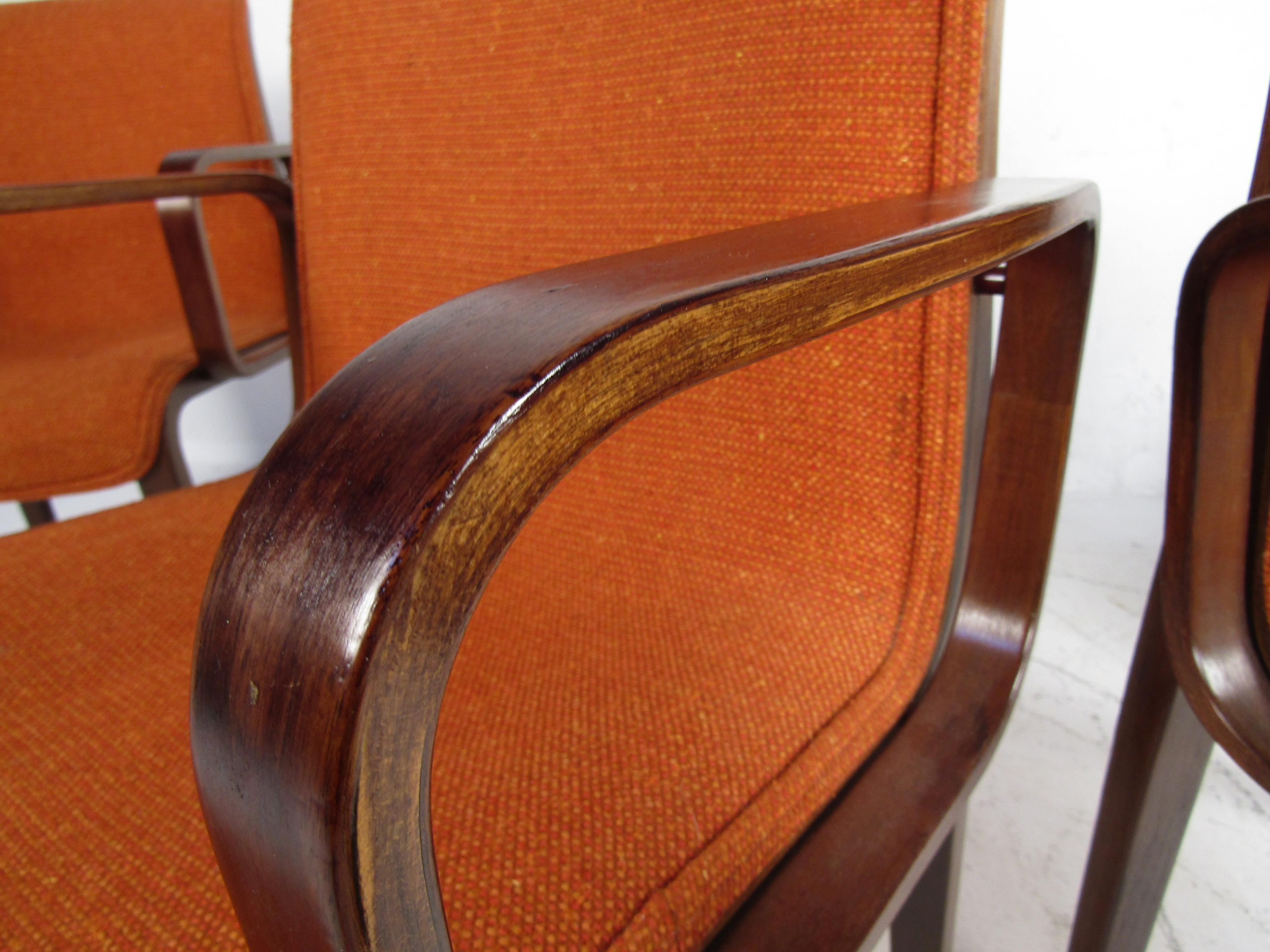 Mid-century Dining Chairs after Knoll, Set of 4 1