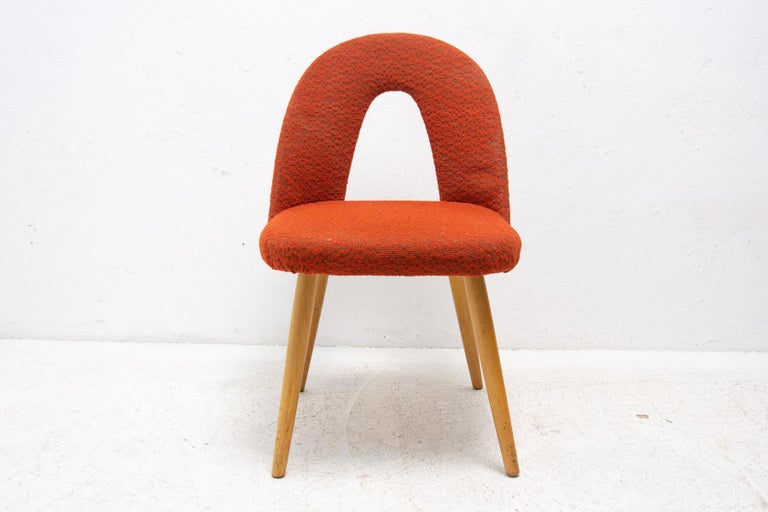 Mid-Century Upholstered Dining Chairs by Antonin Suman, Set of 2 For Sale 3
