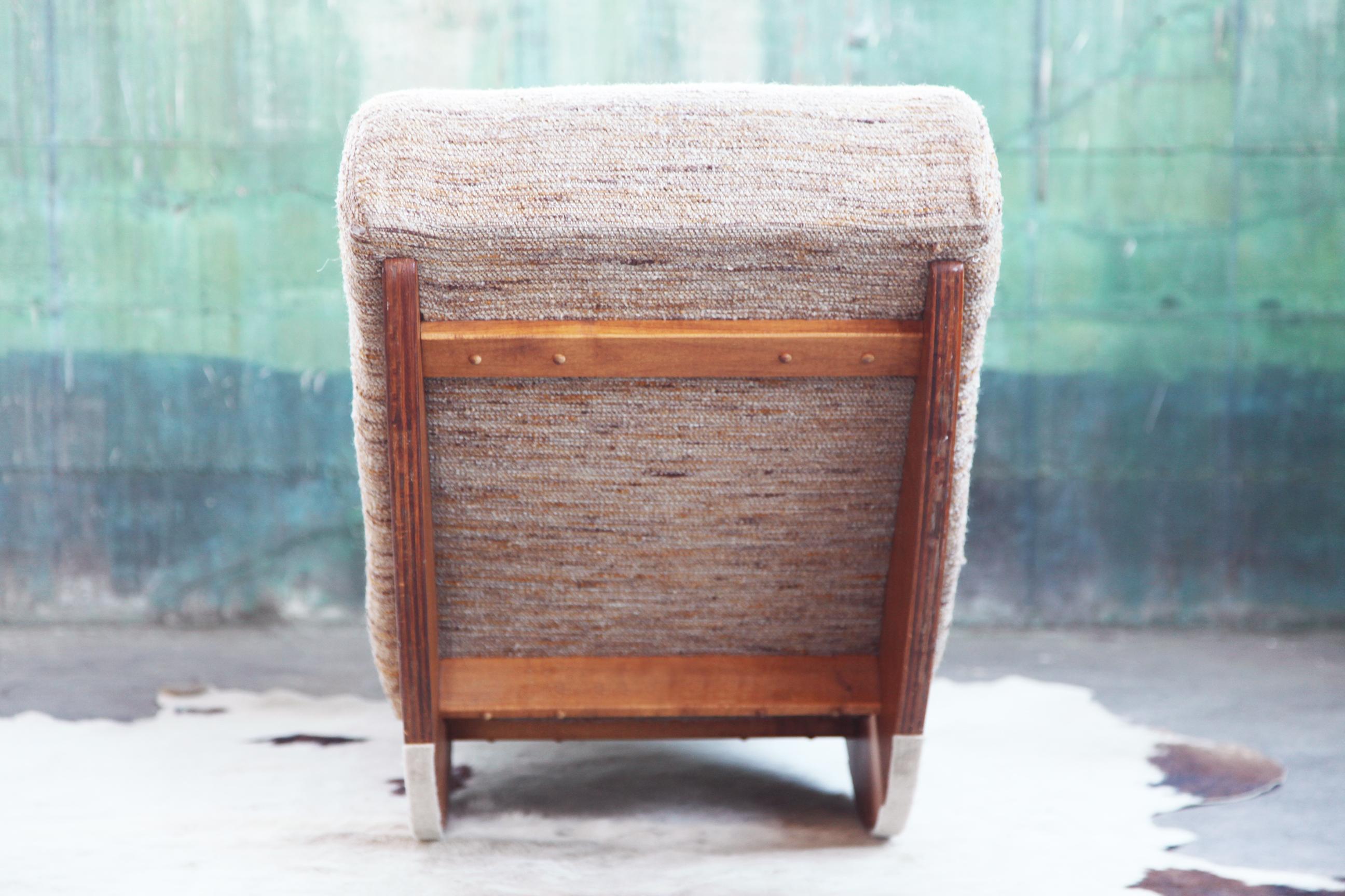 Silla de salón tapizada de mediados de siglo al estilo de Adrian Pearsall en venta 2