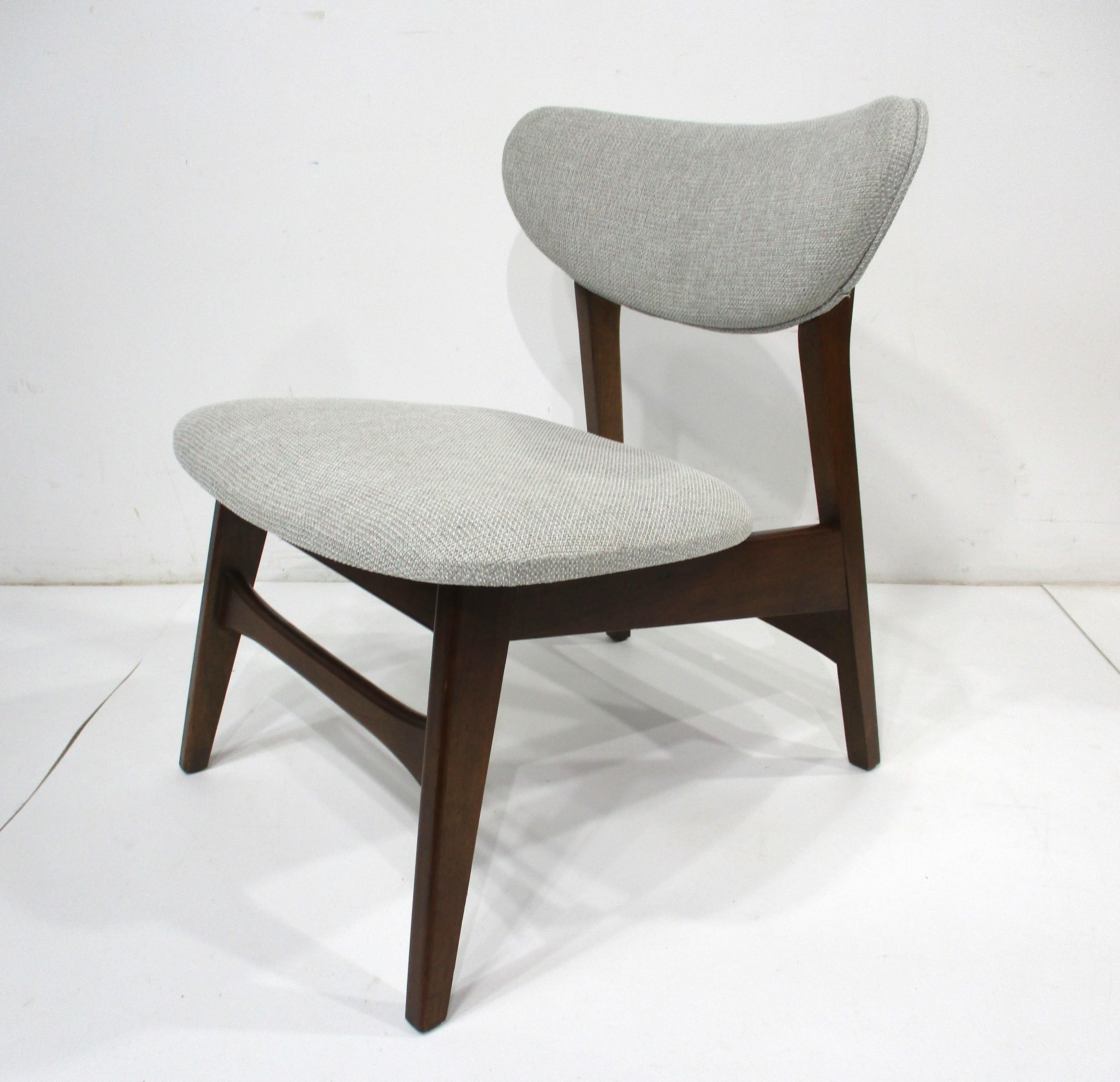 Chaises longues rembourrées du milieu du siècle, style Peter Hvidt en vente 2