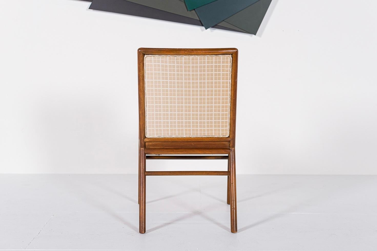 Midcentury Upholstered Wood Lounge Chair by Robsjohn-Gibbings for Widdicomb For Sale 3