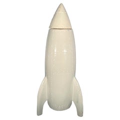 Midcentury "U.S. Army" Ceramic Rocket Decanter by Davar