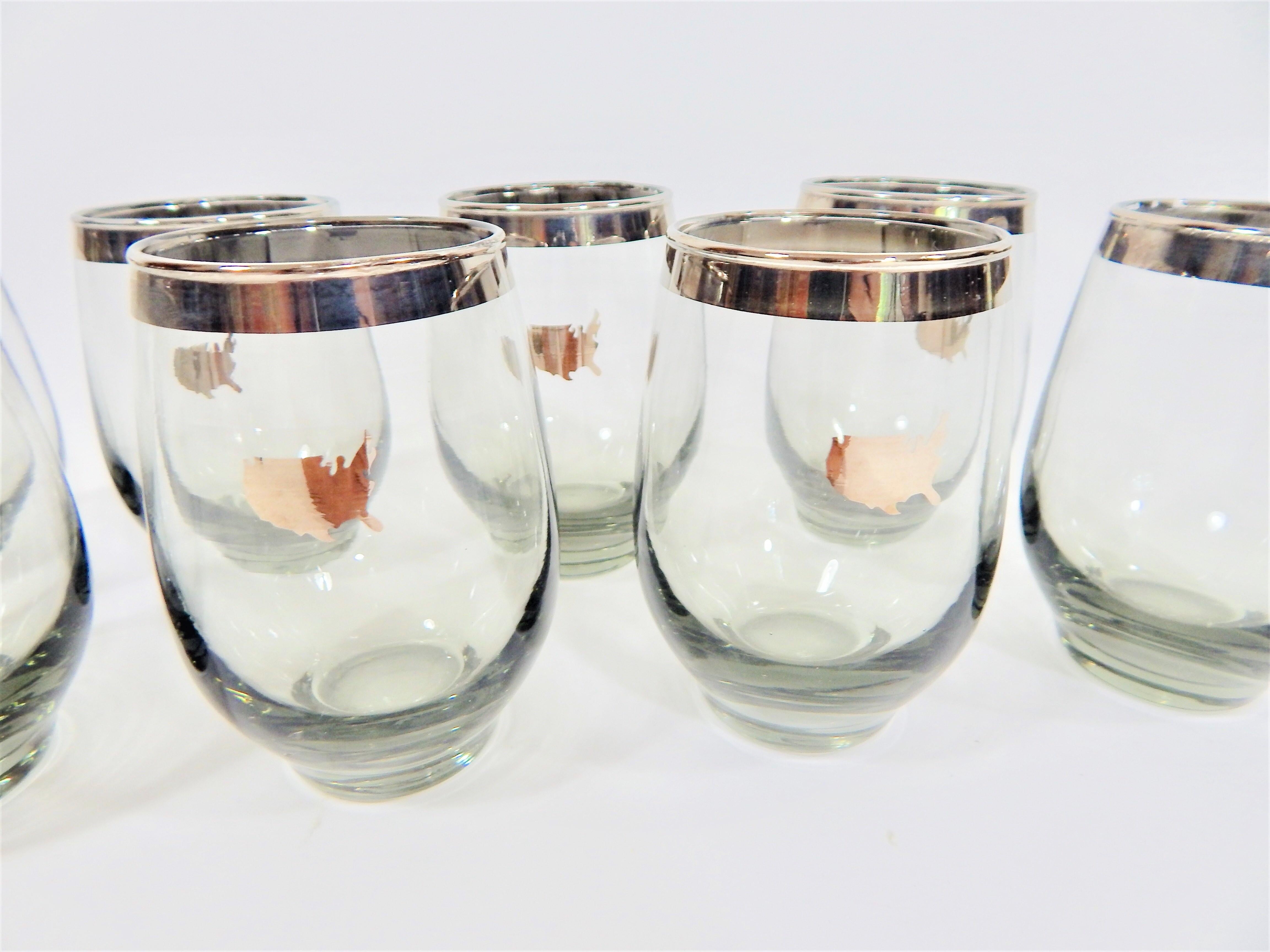 Mid-Century Modern Mid-Century USA America Glasses in the Style of Dorothy Thorpe