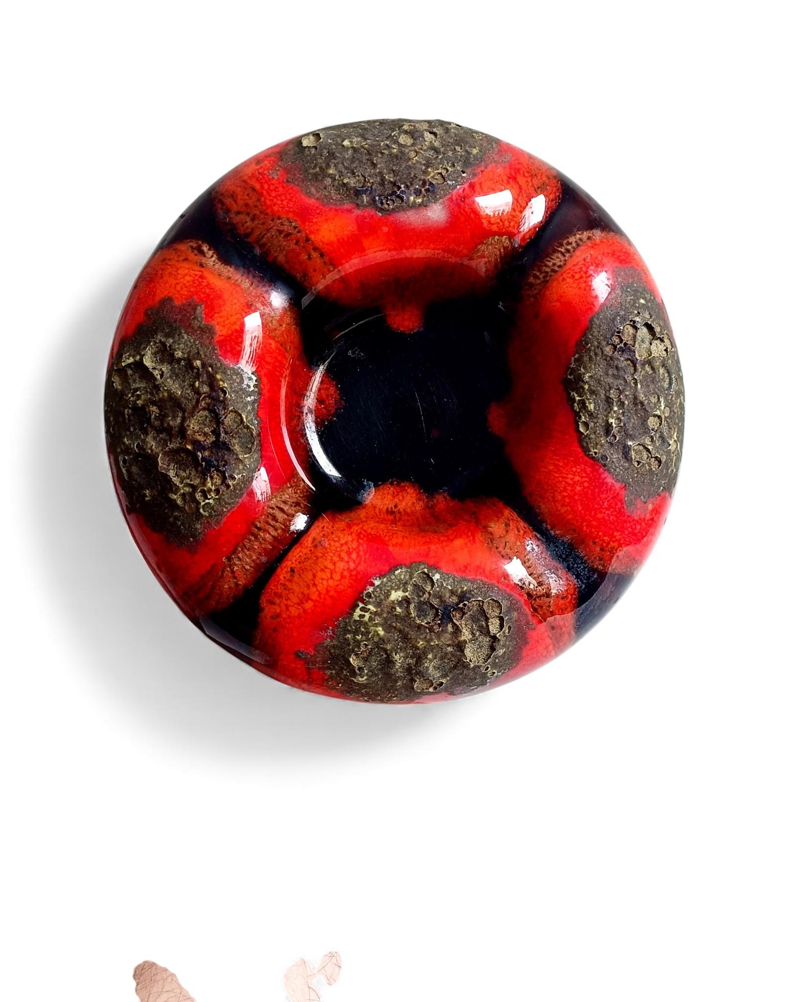 Mid-Century Vallauris Keramik Vide-Poche mit fetter Lava-Glasur, Frankreich, 1950er Jahre im Angebot 7