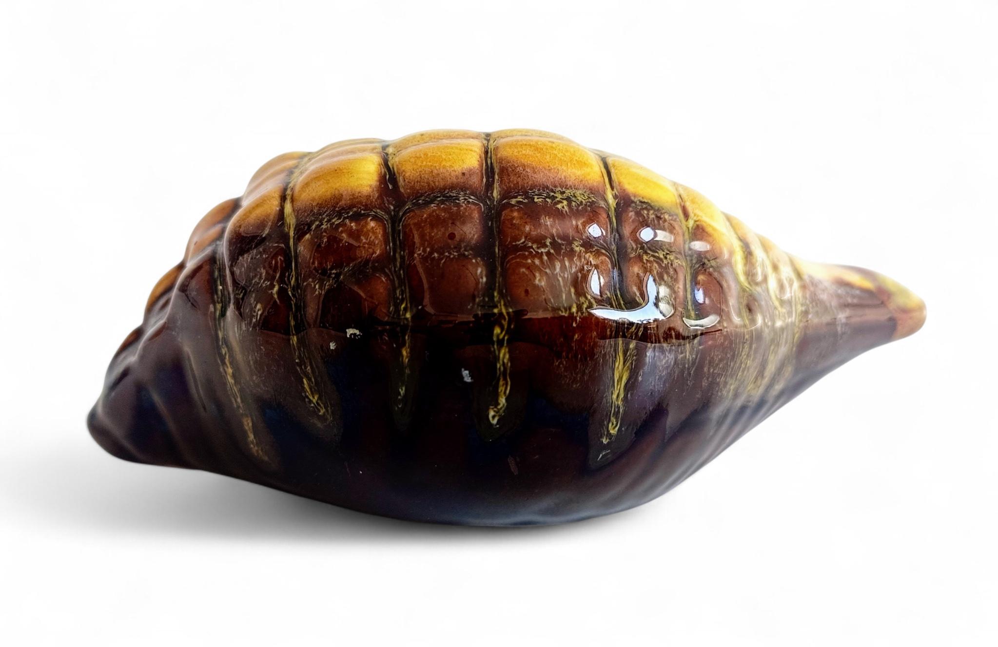 Mid-Century Vallauris “Sea Shell” Vide-Poche / Catchall, France, 1950s In Excellent Condition For Sale In Valencia, VC