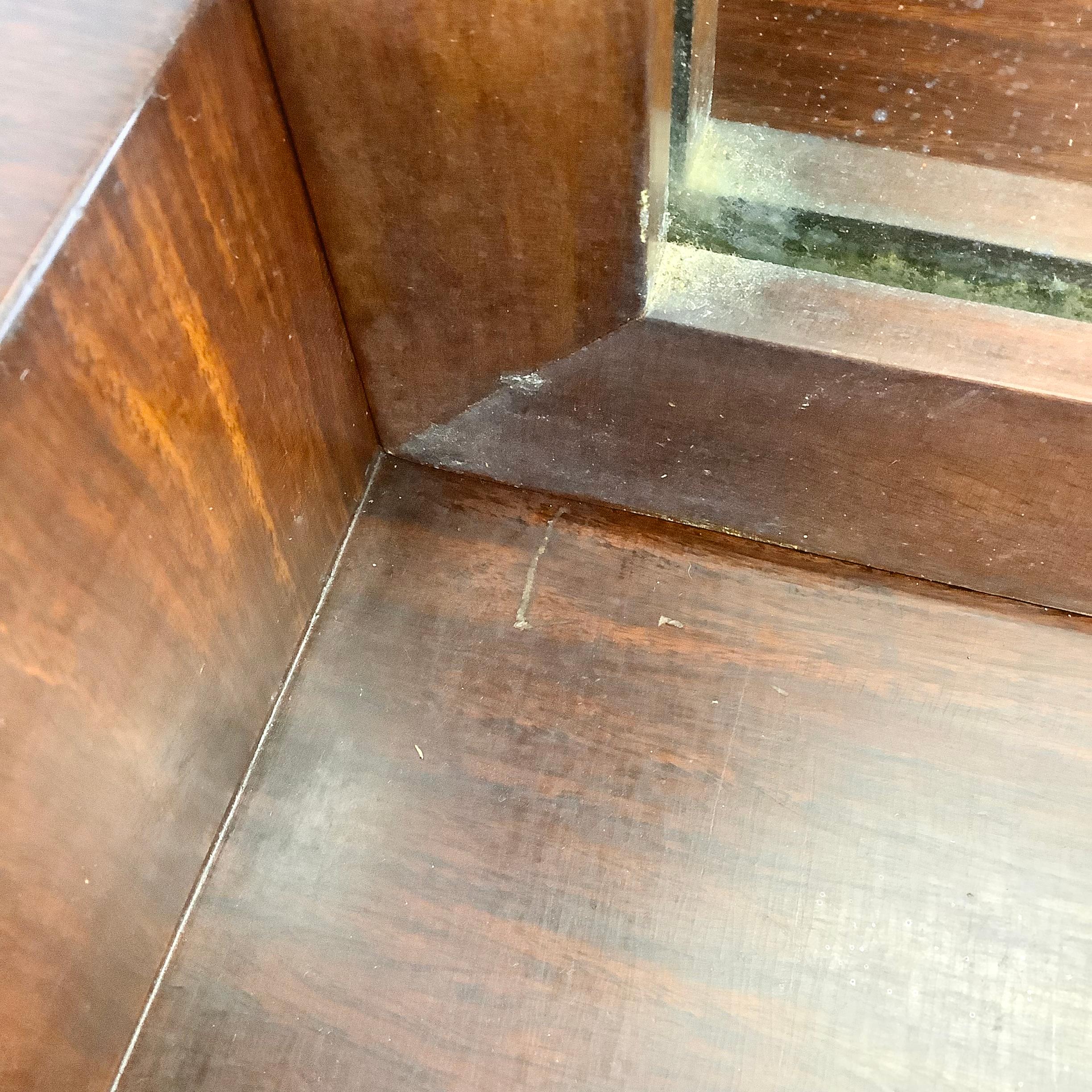 Mid-Century Vanity Table With Dressing Mirror & Stool 6