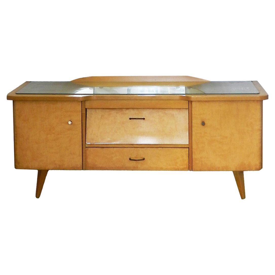 Midcentury Vanity Unit Dressing Table with or without Mirror German, circa 1970