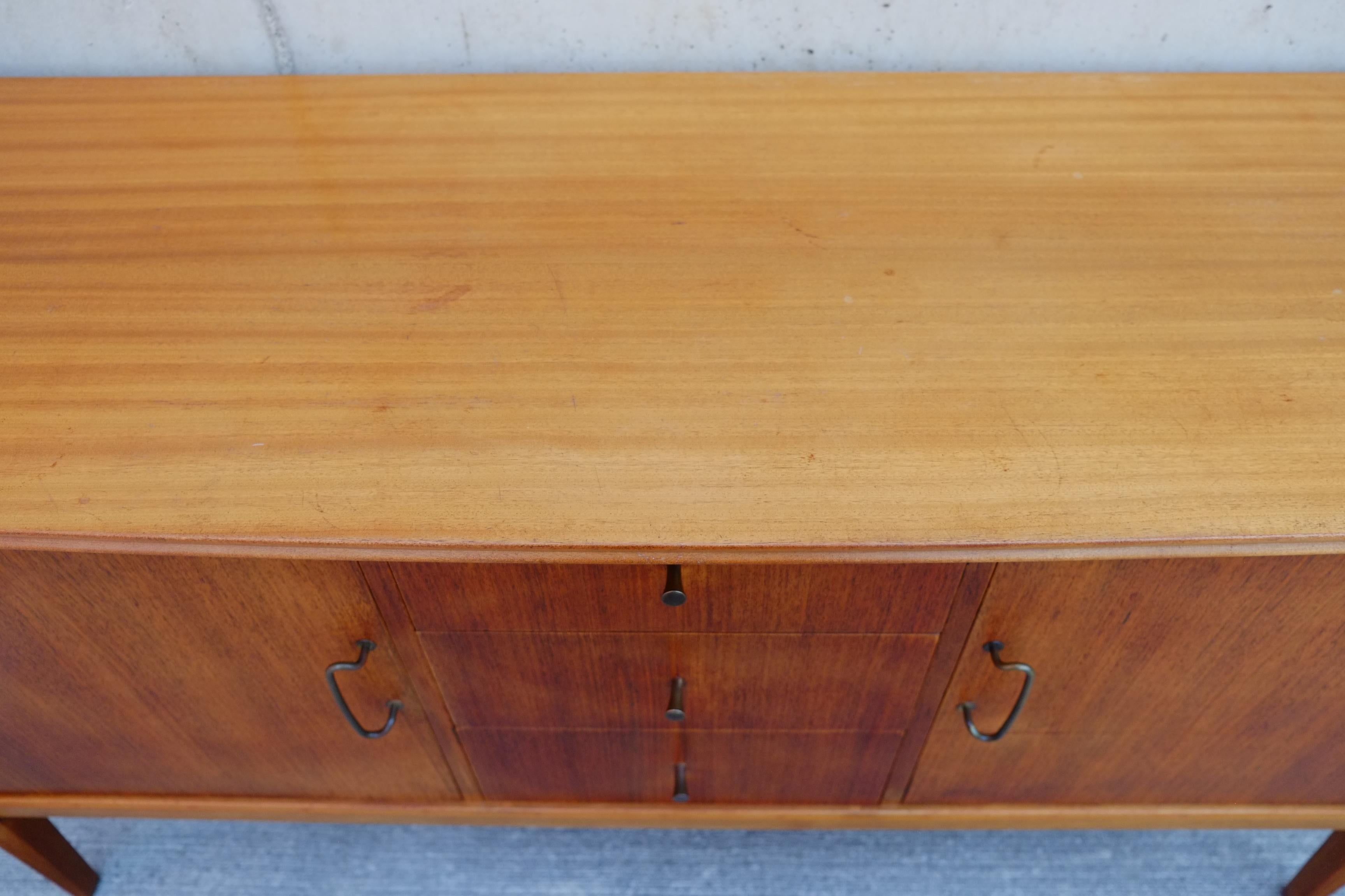 MId Century Vanson Sideboard Credenza England c1960 For Sale 2