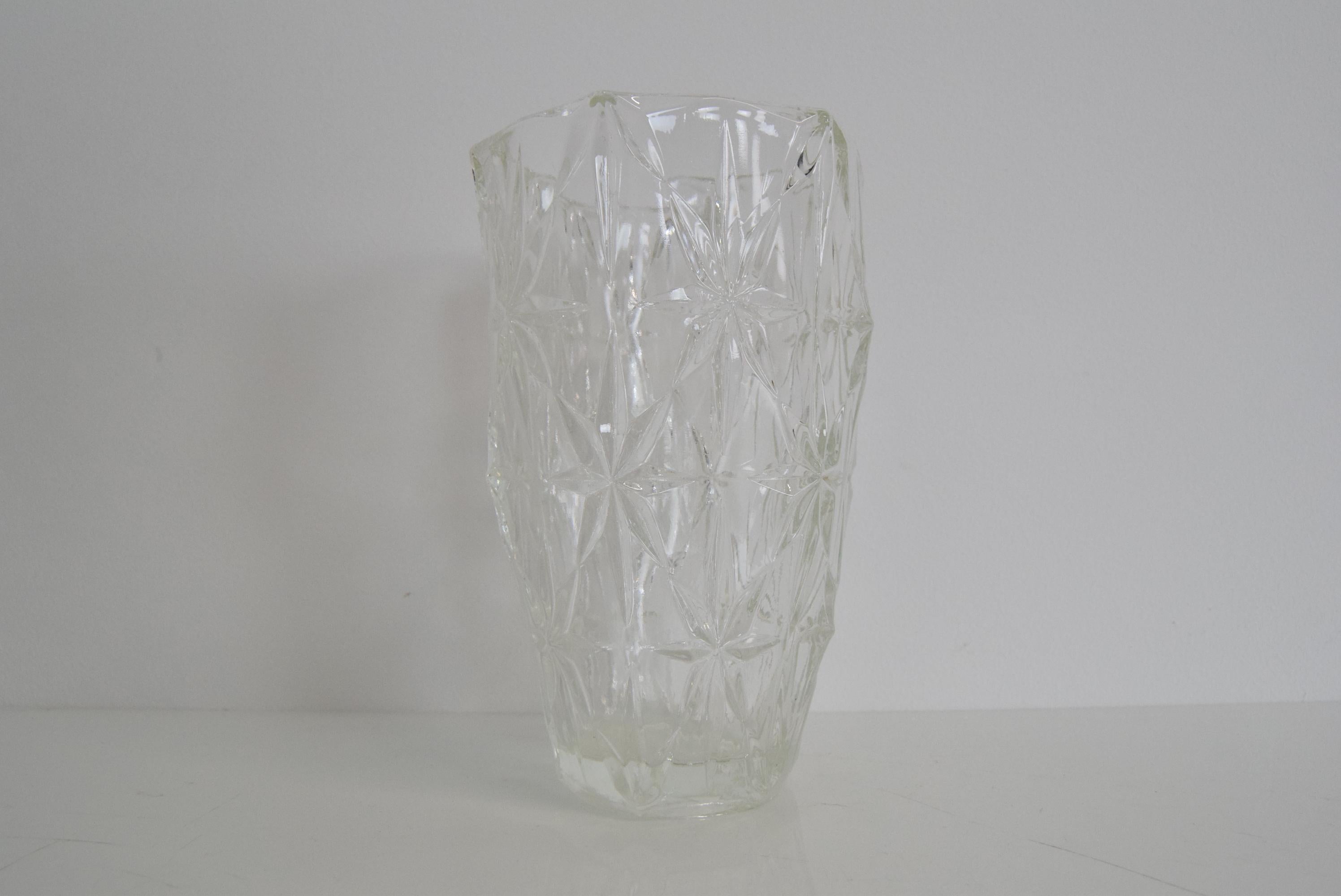 Mid-Century Vase, Bohemia, 1950's For Sale 1