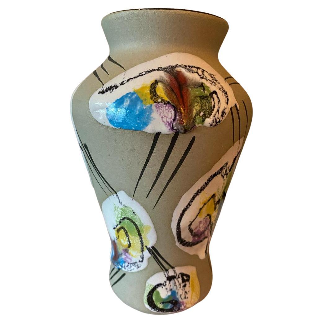 Moderne Vase aus der Mitte des Jahrhunderts von Bodo Mans für Bay Keramik