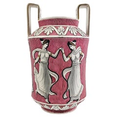 Vaso di metà secolo di Deruta Italia