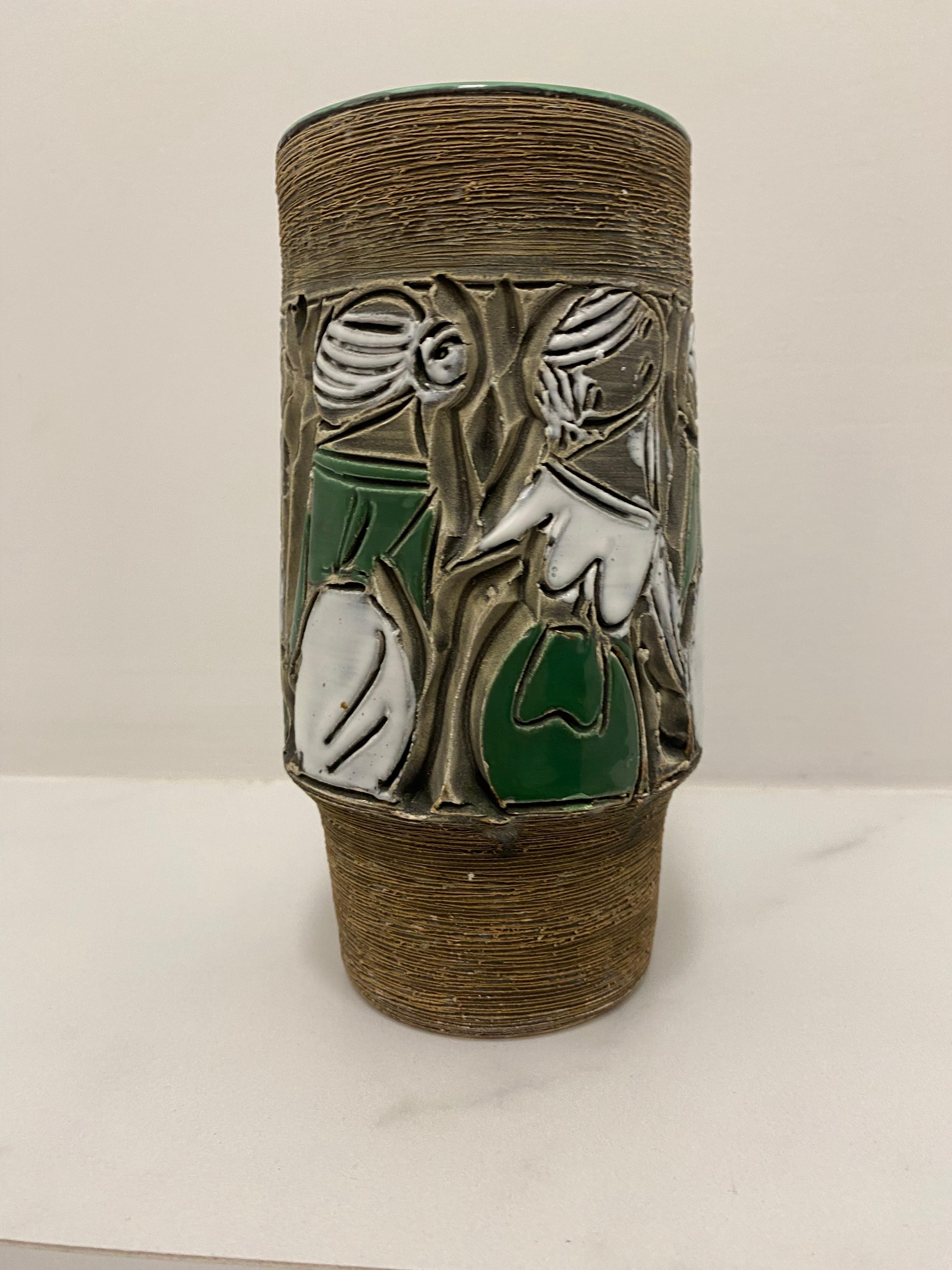 Mid-Century moderno Vaso di metà secolo di  Fratelli Fanciullacci Italia in vendita