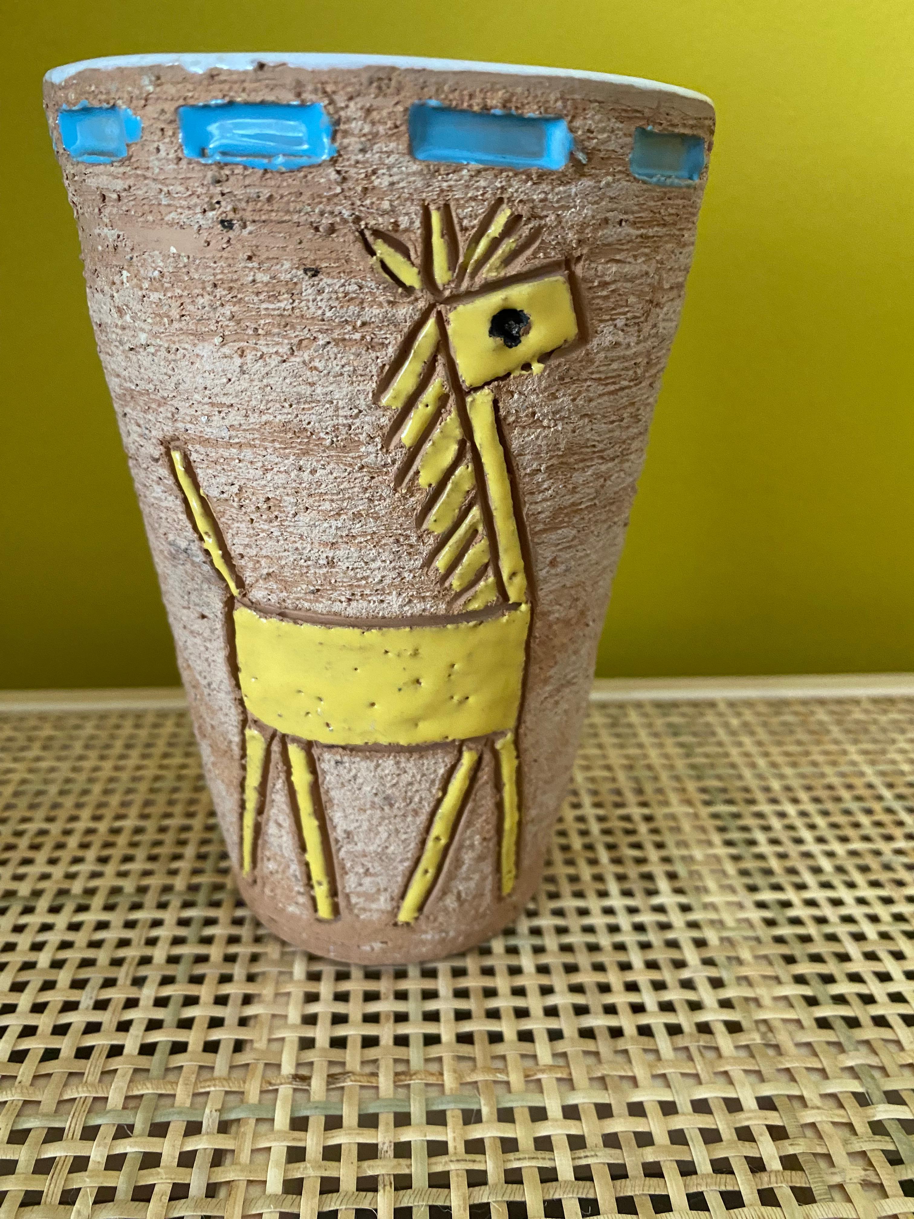 Mid-Century Modern Mid-Century Vase by Fratelli Fanciullacci Italy For Sale