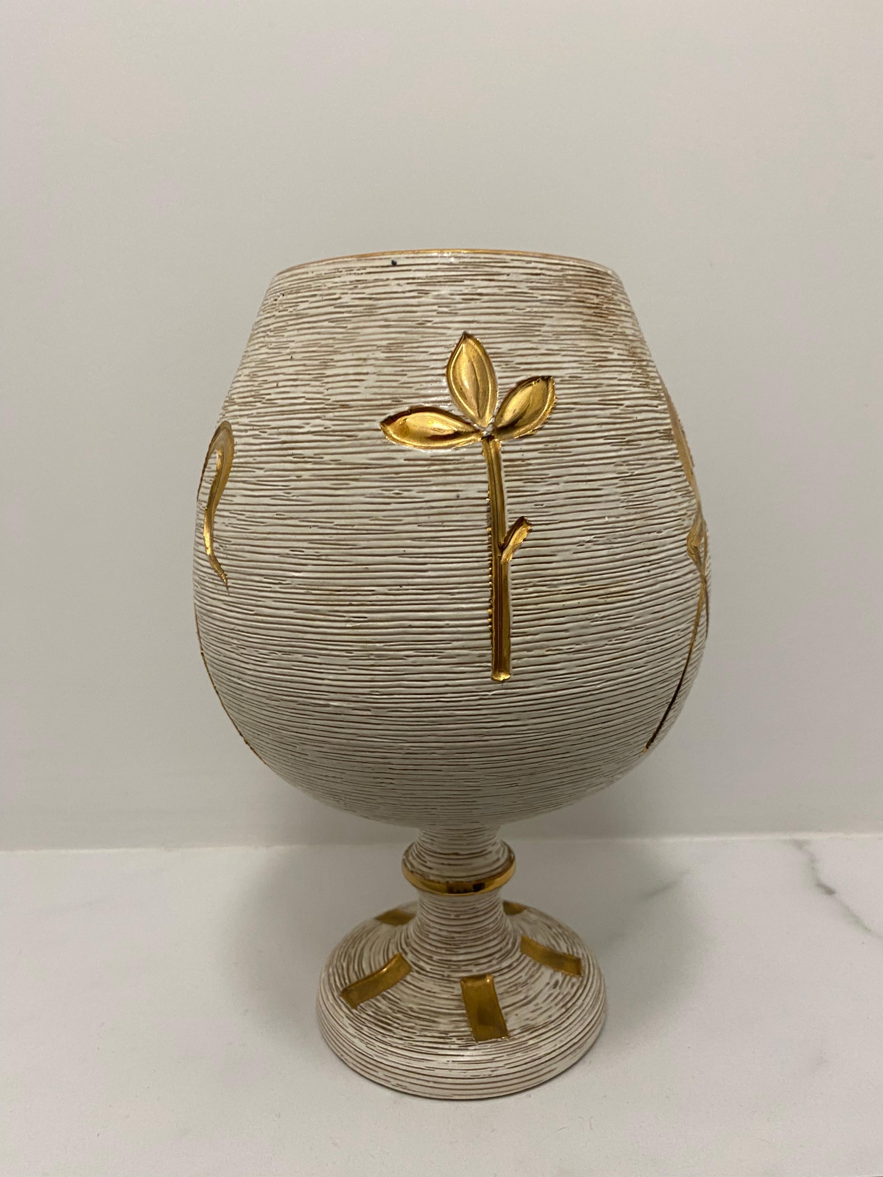 Italian Mid Century Vase by  Fratelli Fanciullacci Italy For Sale