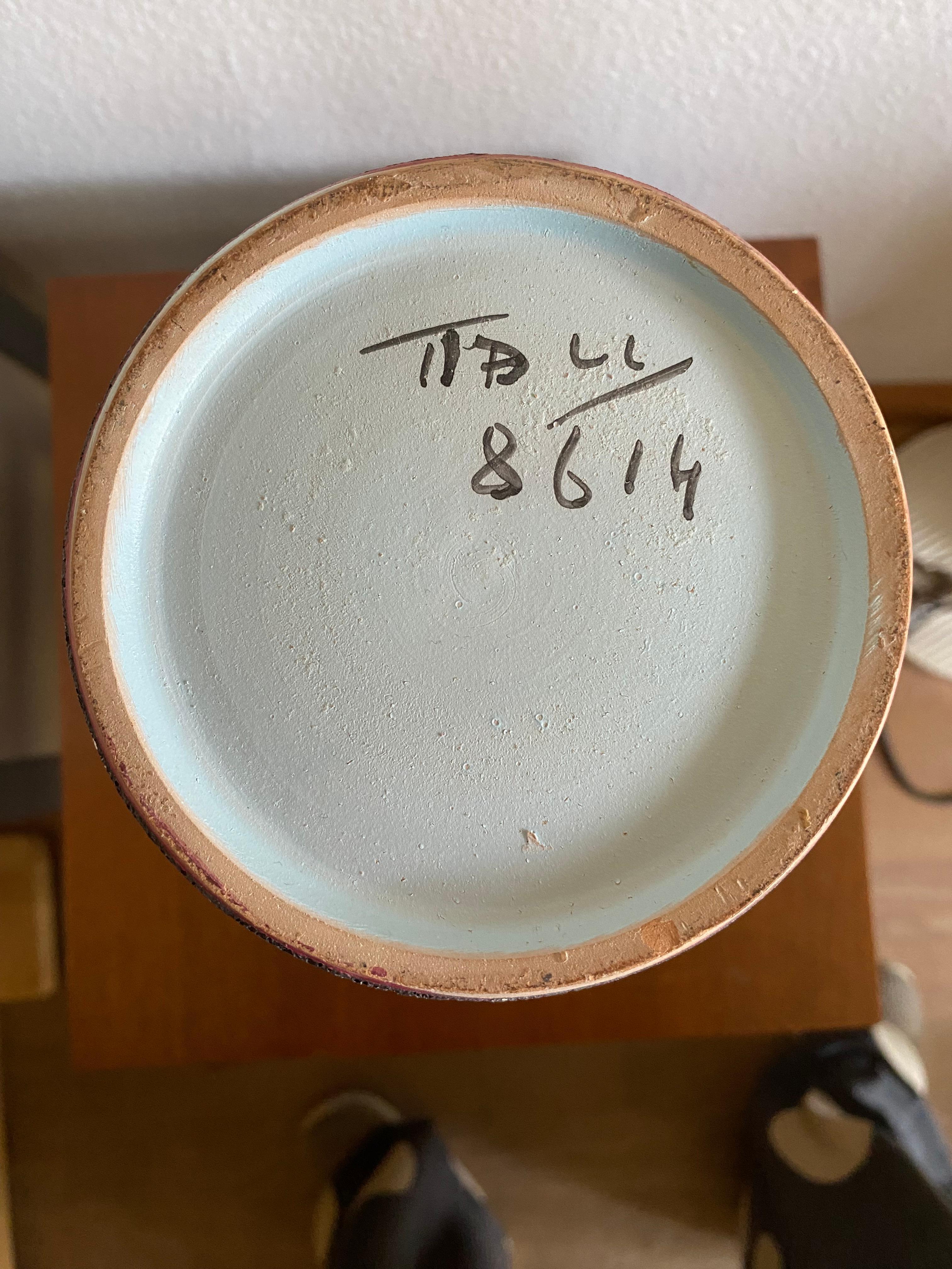 Mid Century Vase von  Italien von Fratelli Fanciullacci im Zustand „Relativ gut“ im Angebot in Waddinxveen, ZH