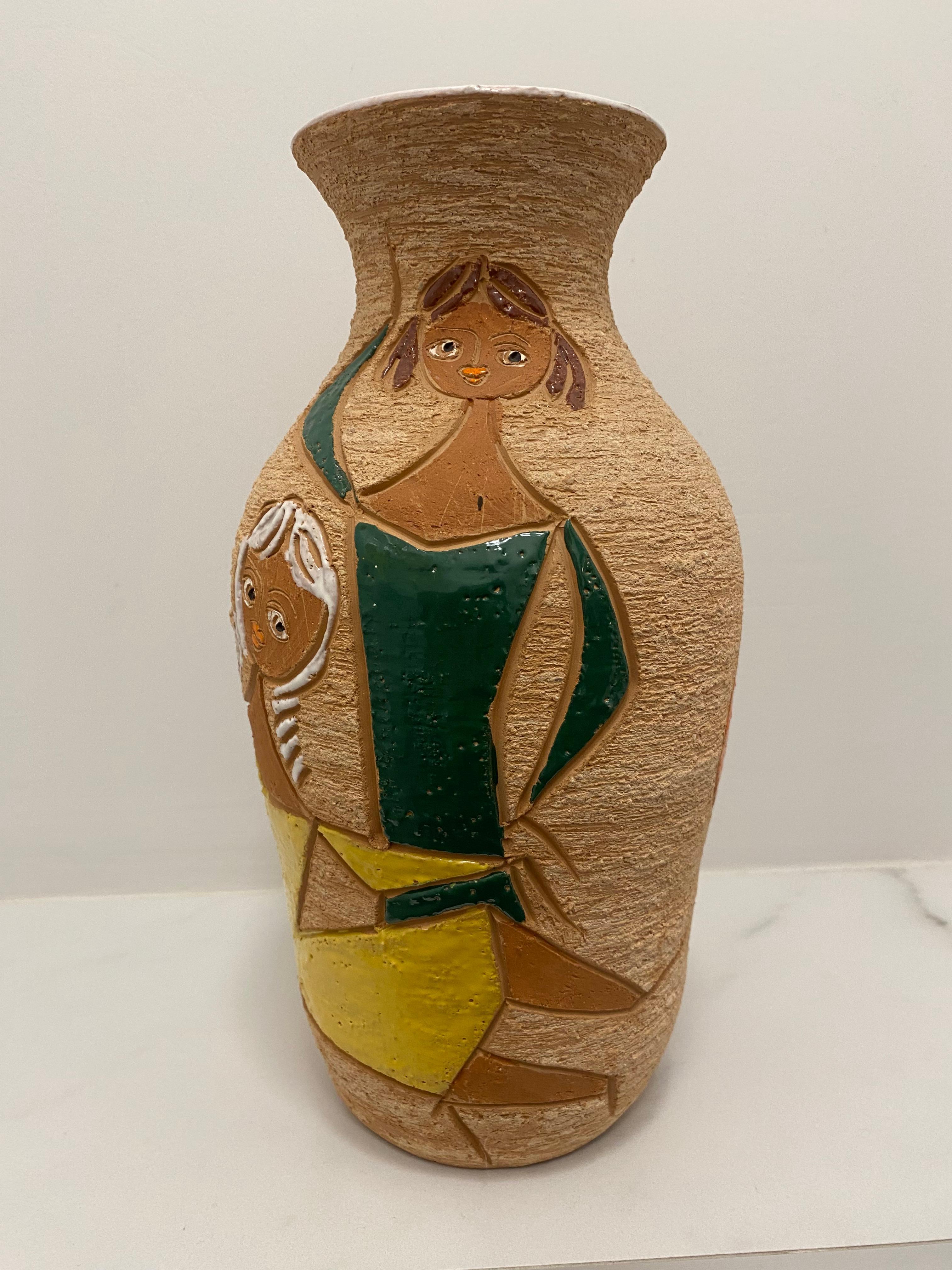 20th Century Mid-Century Vase by Fratelli Fanciullacci Italy For Sale