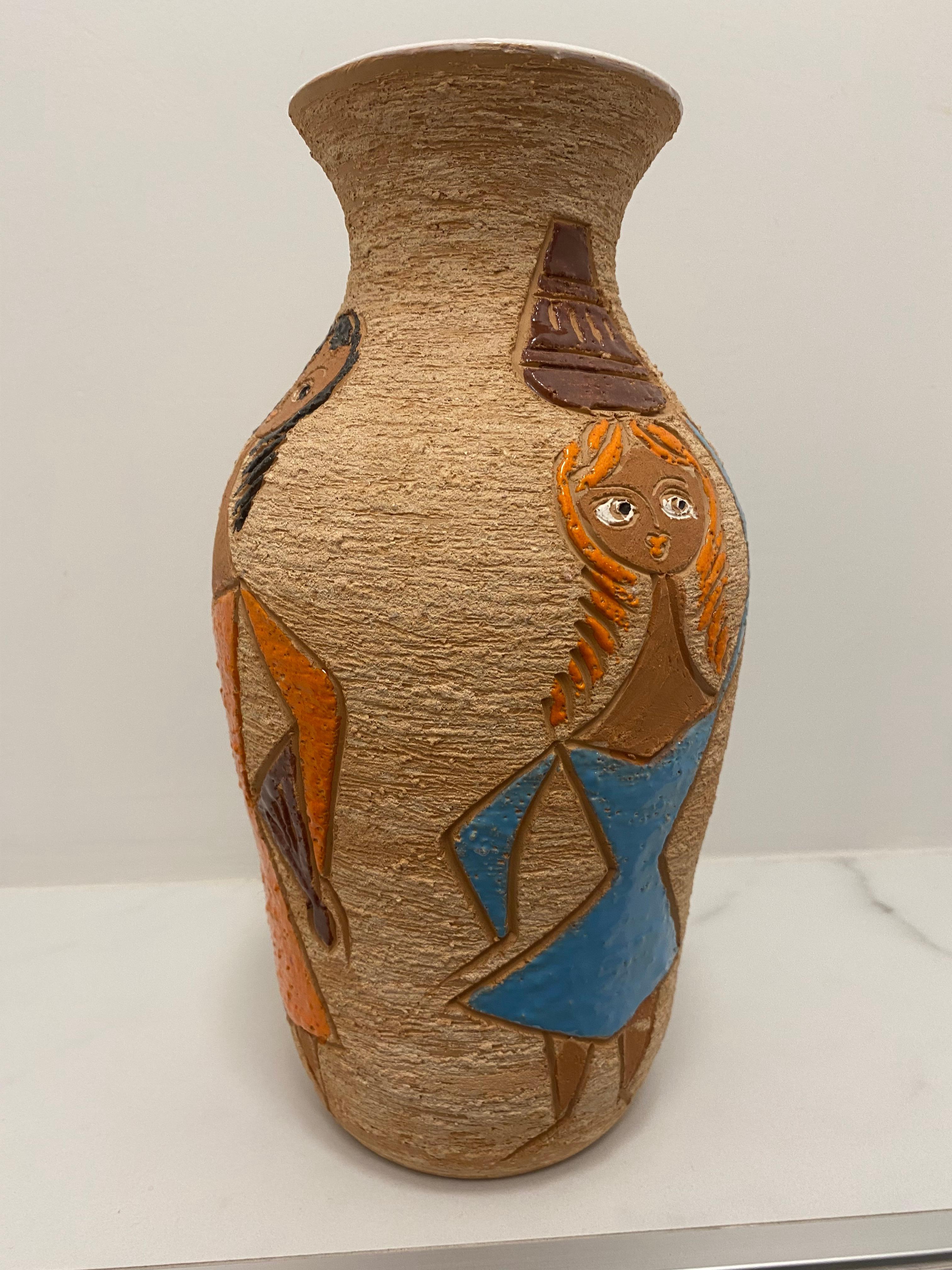 Mid-Century Vase by Fratelli Fanciullacci Italy For Sale 1