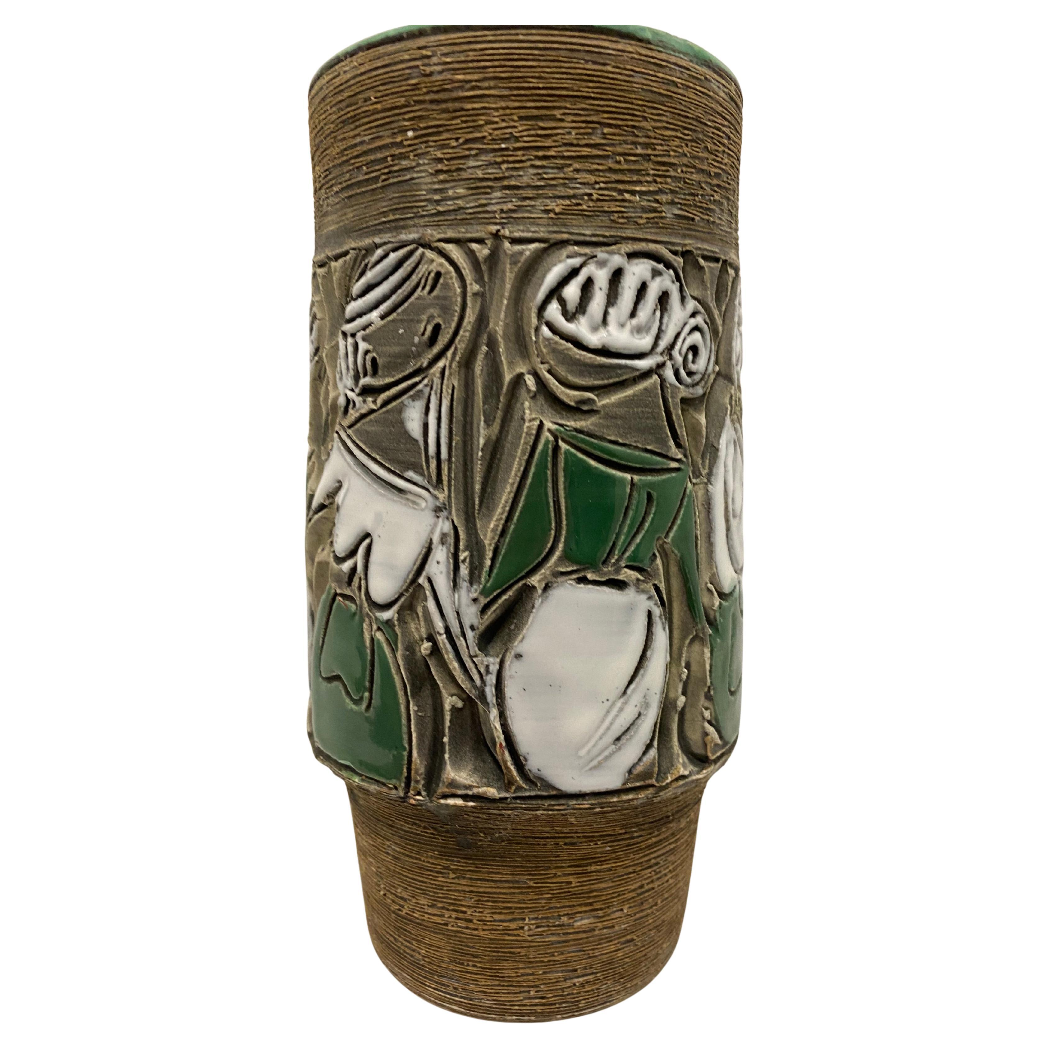 Mid Century Vase von  Italien von Fratelli Fanciullacci