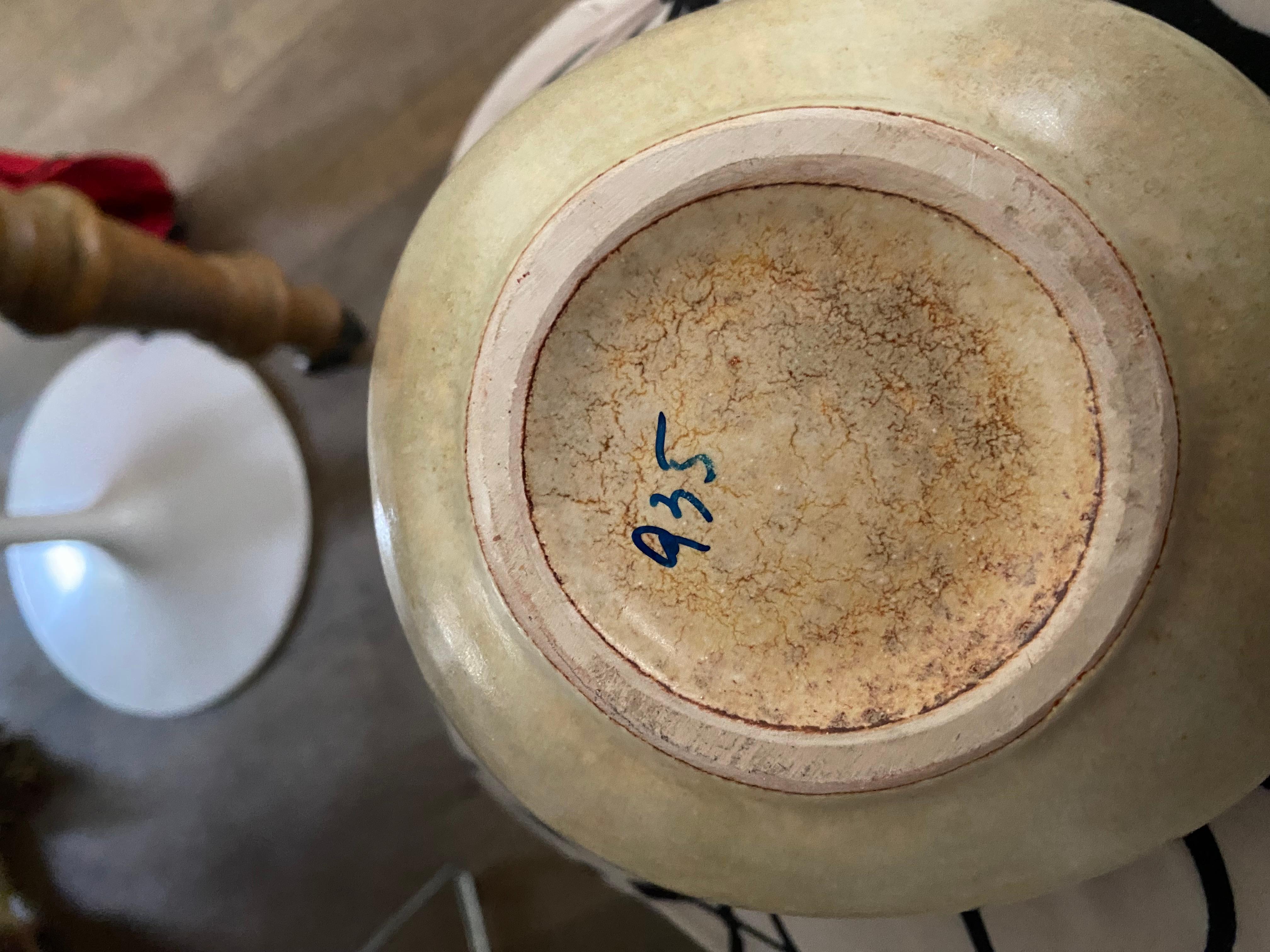 Jarrón de mediados de siglo de Roberto Rigon para Bertoncello italia en venta 5