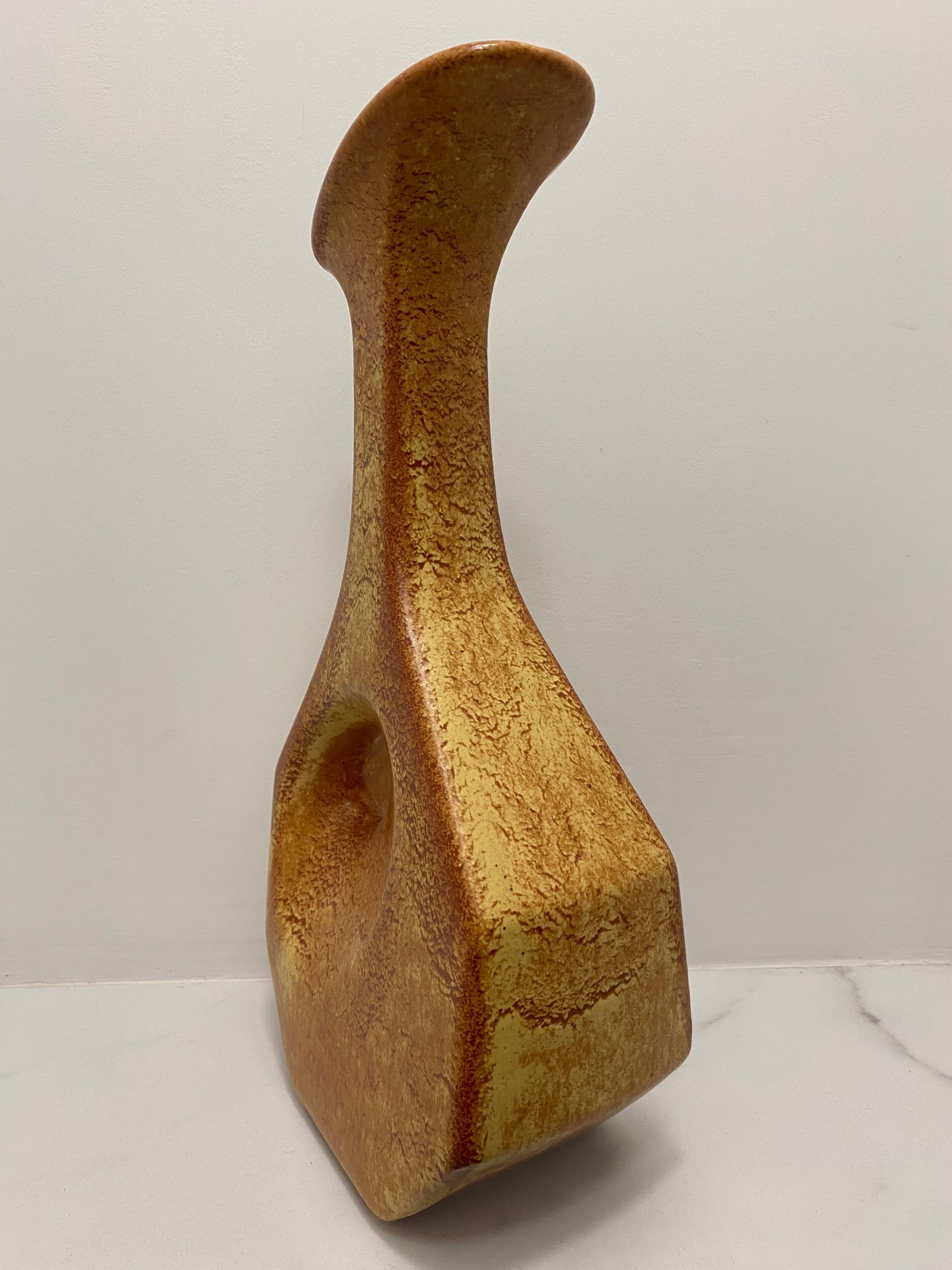 Metà XX secolo Vaso di metà secolo di Roberto Rigon per Bertoncello italia in vendita