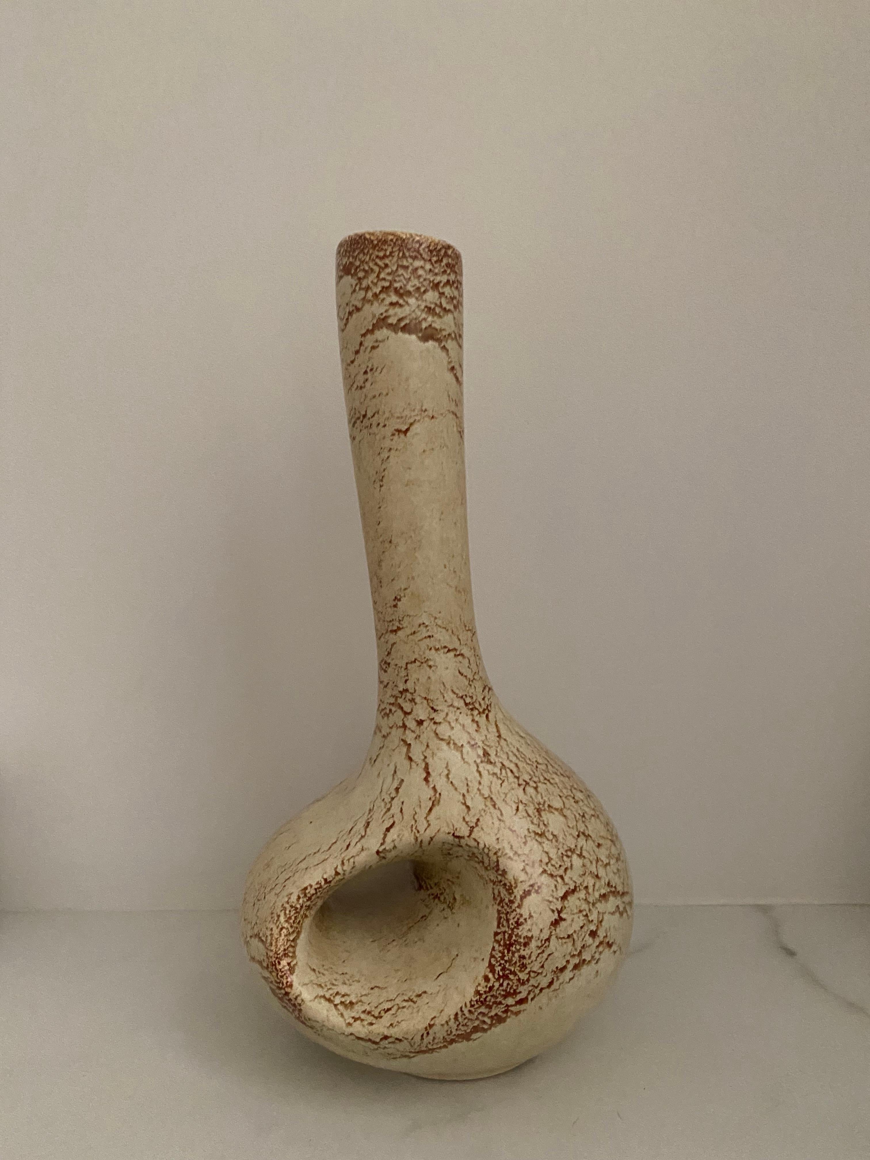 Jarrón de mediados de siglo de Roberto Rigon para Bertoncello italia Cerámico en venta