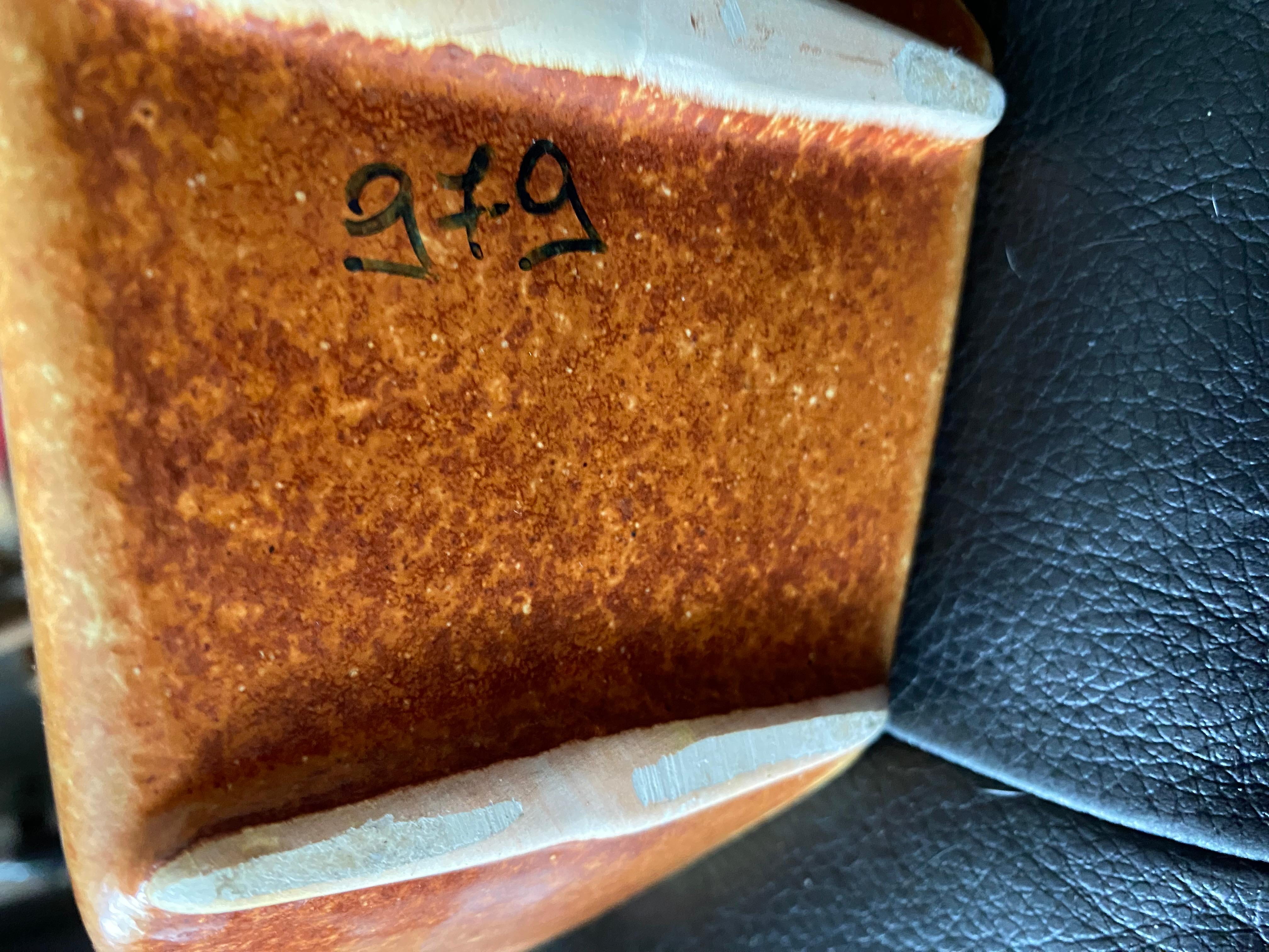 Vaso di metà secolo di Roberto Rigon per Bertoncello italia in vendita 1