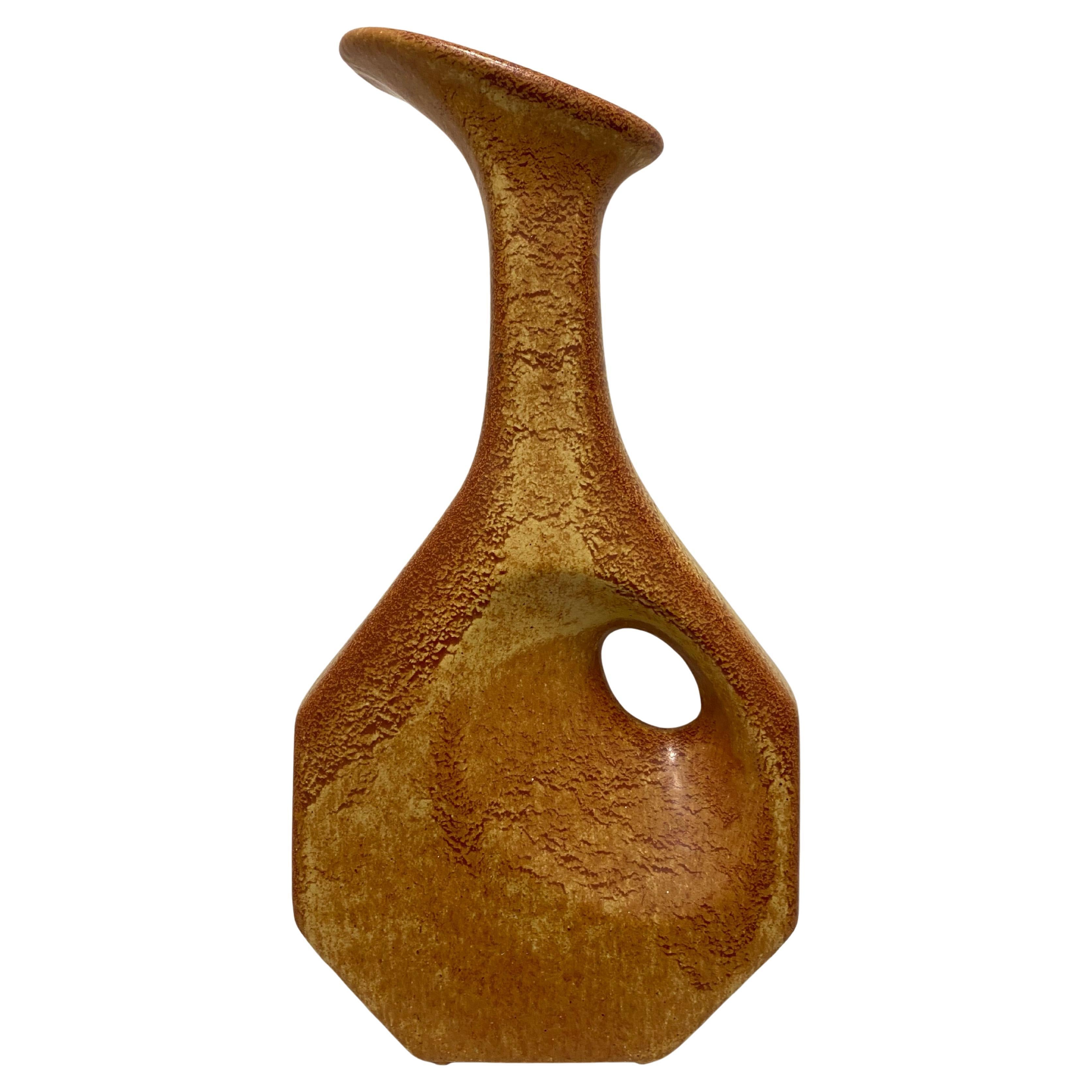 Vaso di metà secolo di Roberto Rigon per Bertoncello italia in vendita