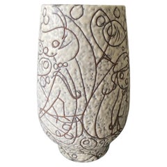 Midcentury Vase Decor Filigran by Adele Bolz for Ruscha Keramik